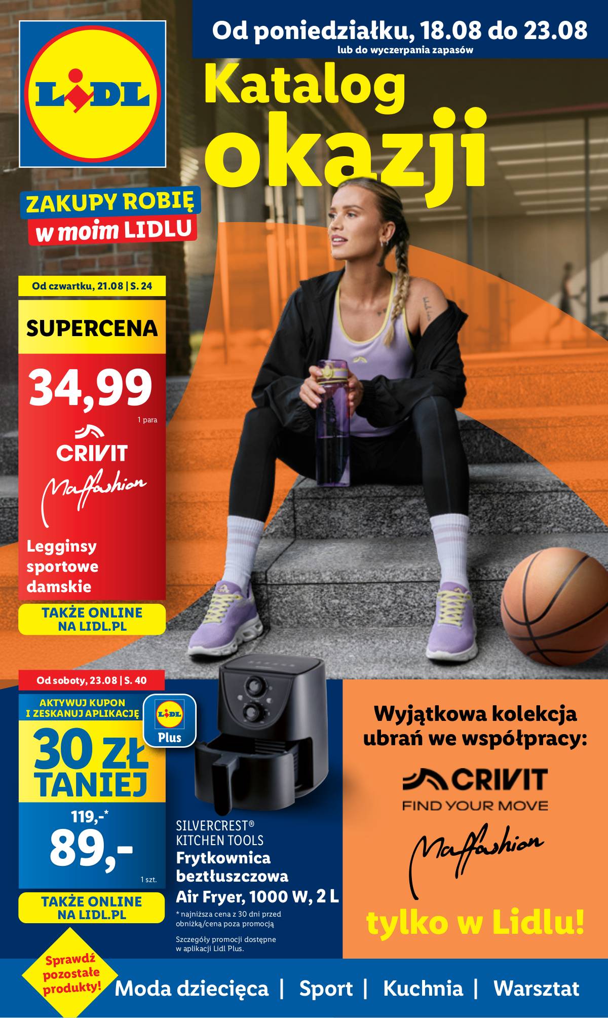 Lidl Lenkija - OFERTA WAŻNA OD 18.08 1 puslapis