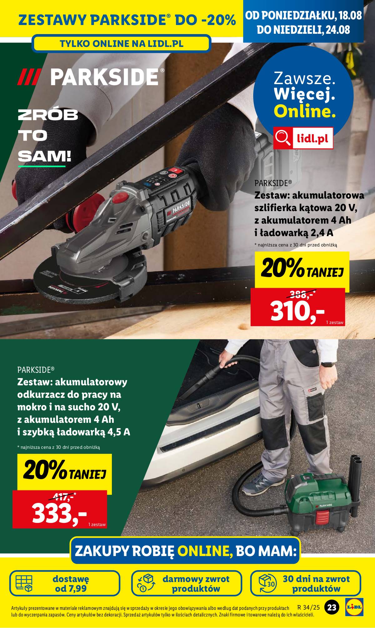 Lidl Lenkija - OFERTA WAŻNA OD 18.08 25 puslapis