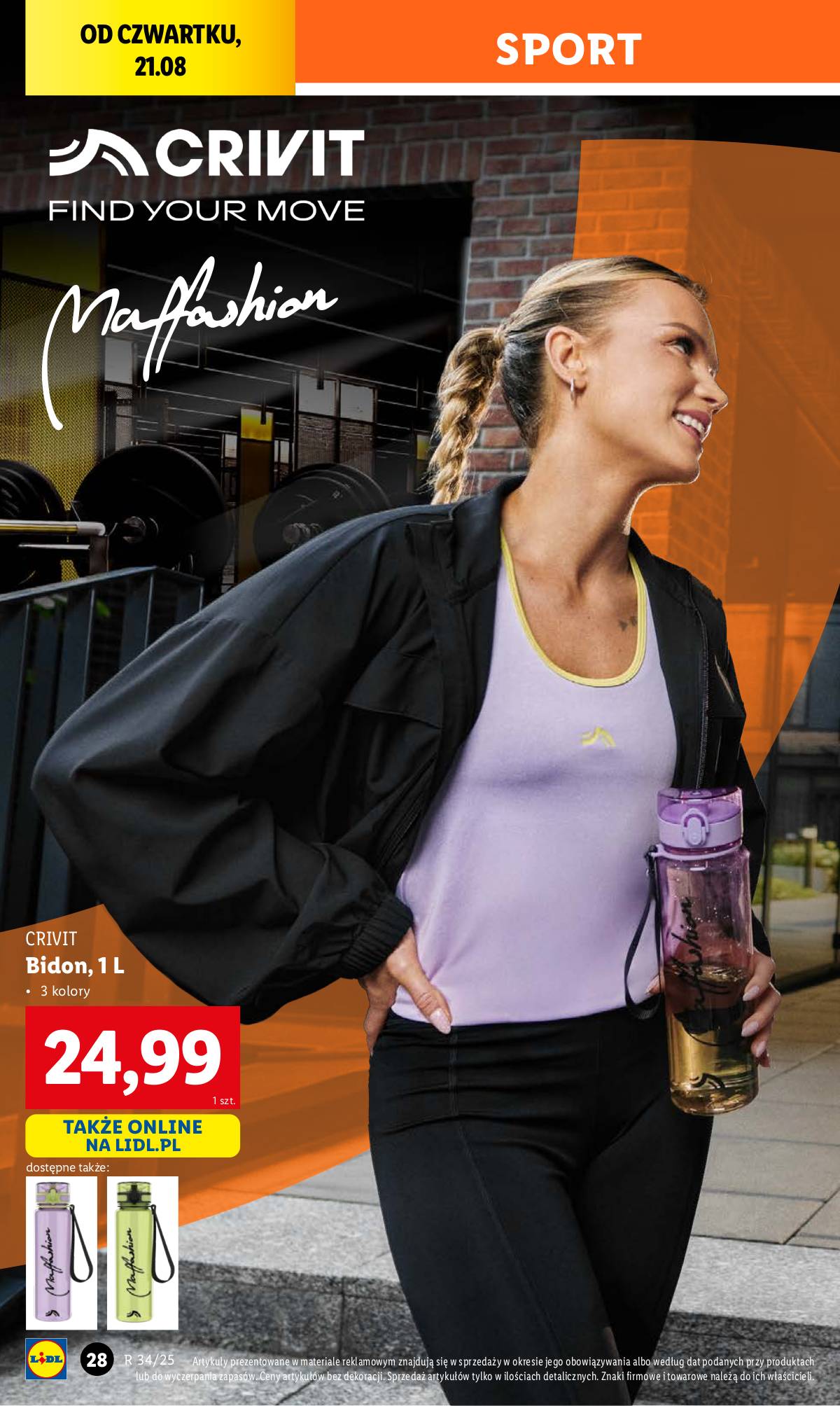 Lidl Lenkija - OFERTA WAŻNA OD 18.08 30 puslapis