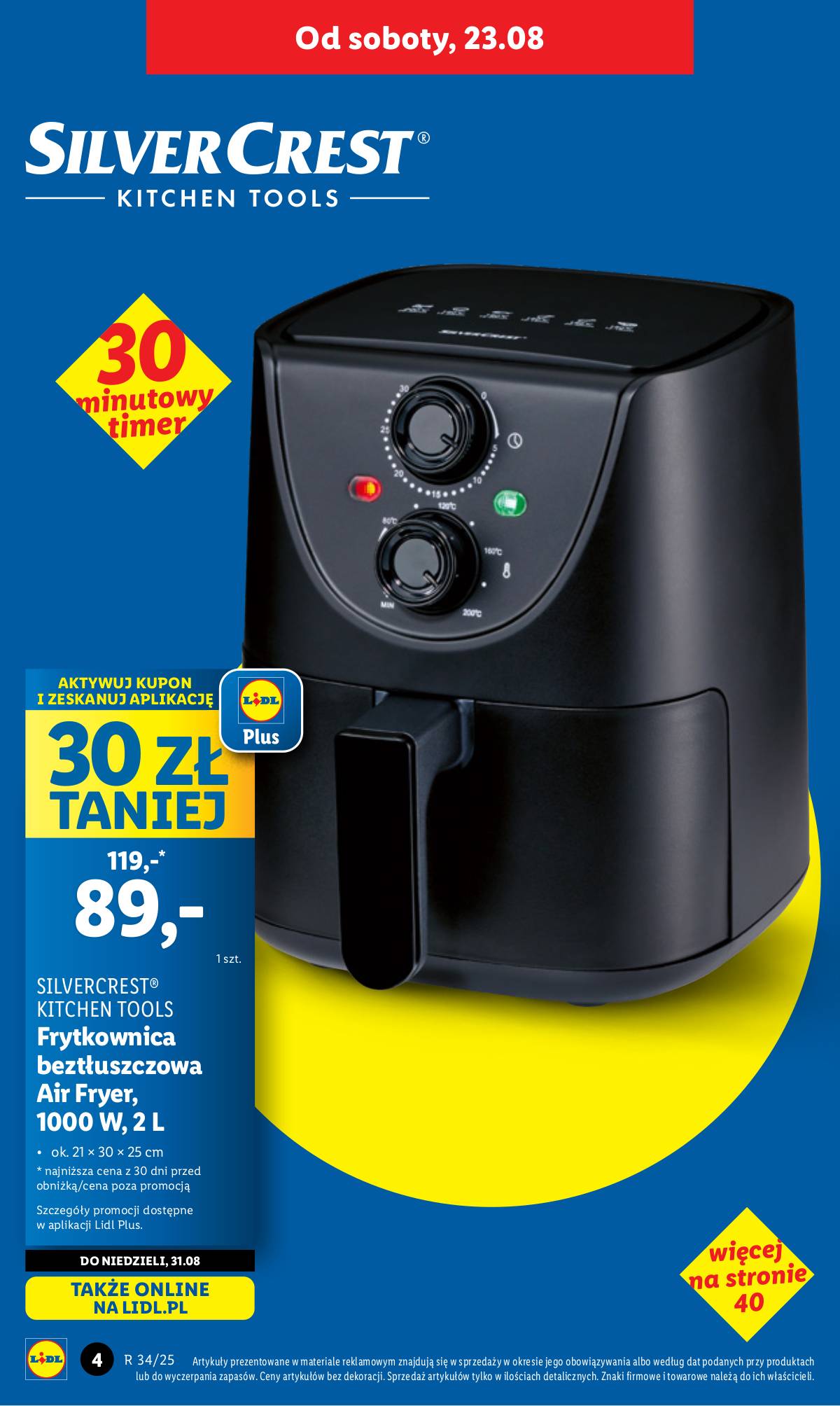 Lidl Lenkija - OFERTA WAŻNA OD 18.08 4 puslapis
