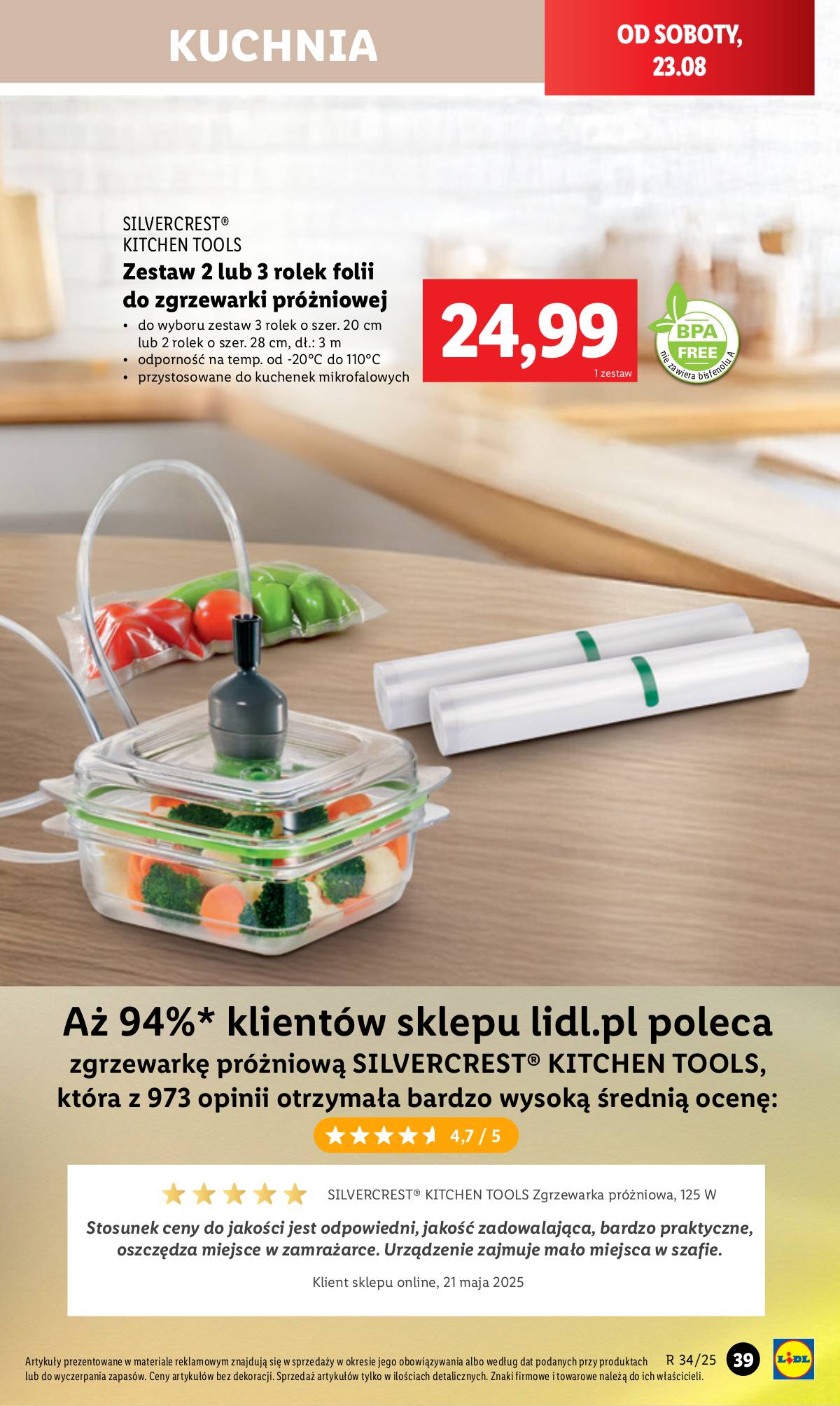 Lidl Lenkija - OFERTA WAŻNA OD 18.08 41 puslapis