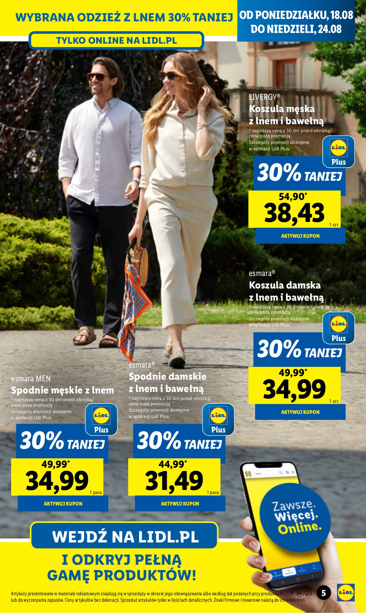 Lidl Lenkija - OFERTA WAŻNA OD 18.08 5 puslapis