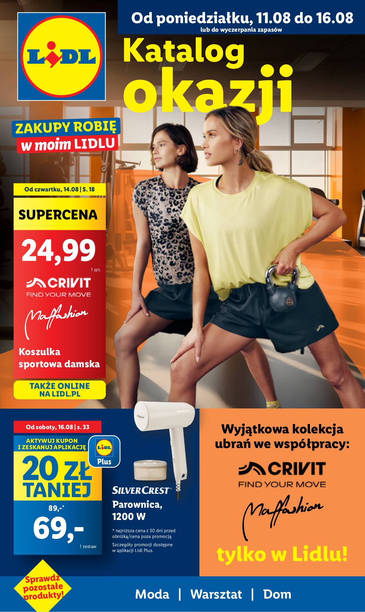 Lidl Lenkija - OFERTA WAŻNA OD 11.08 1 puslapis