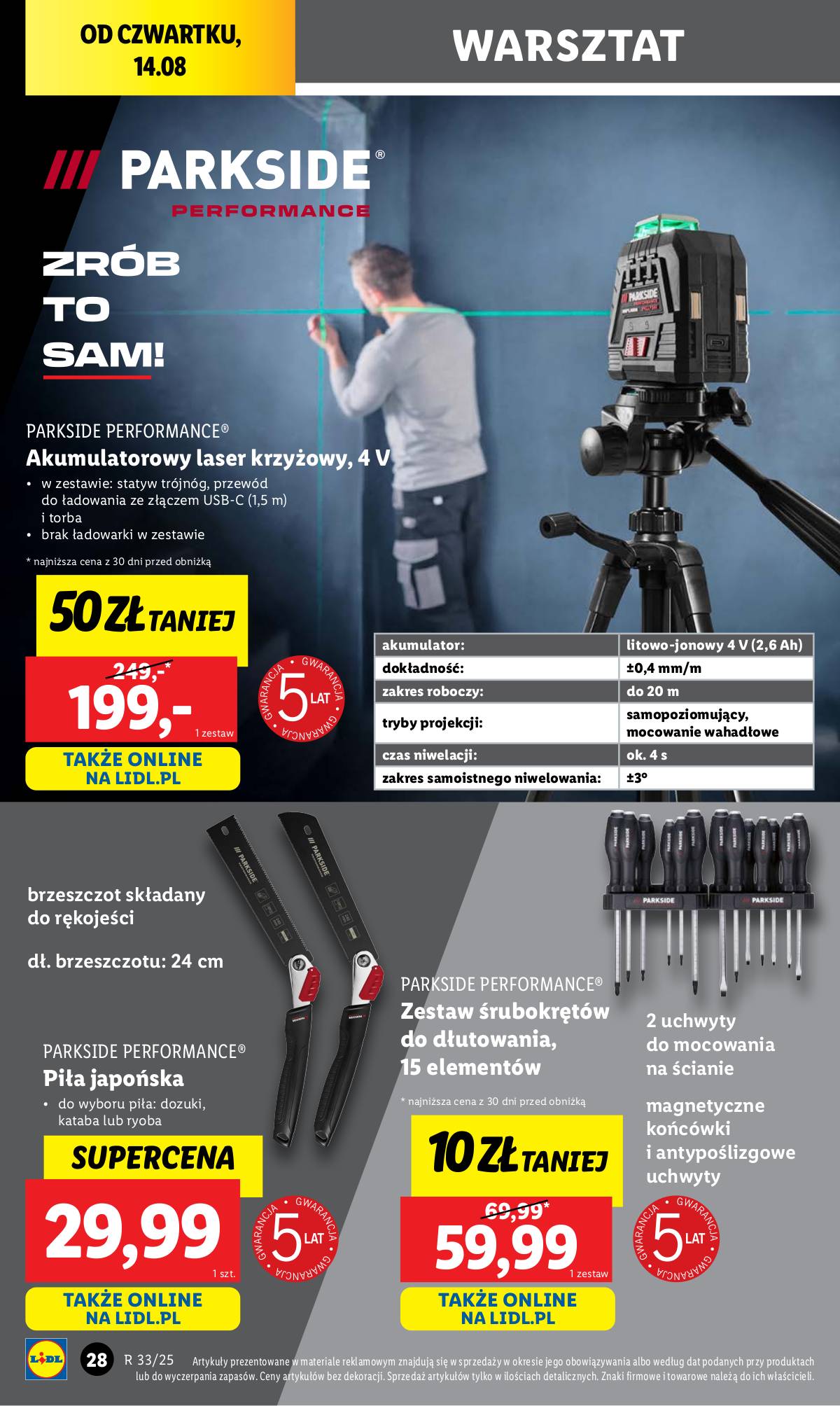 Lidl Lenkija - OFERTA WAŻNA OD 11.08 34 puslapis
