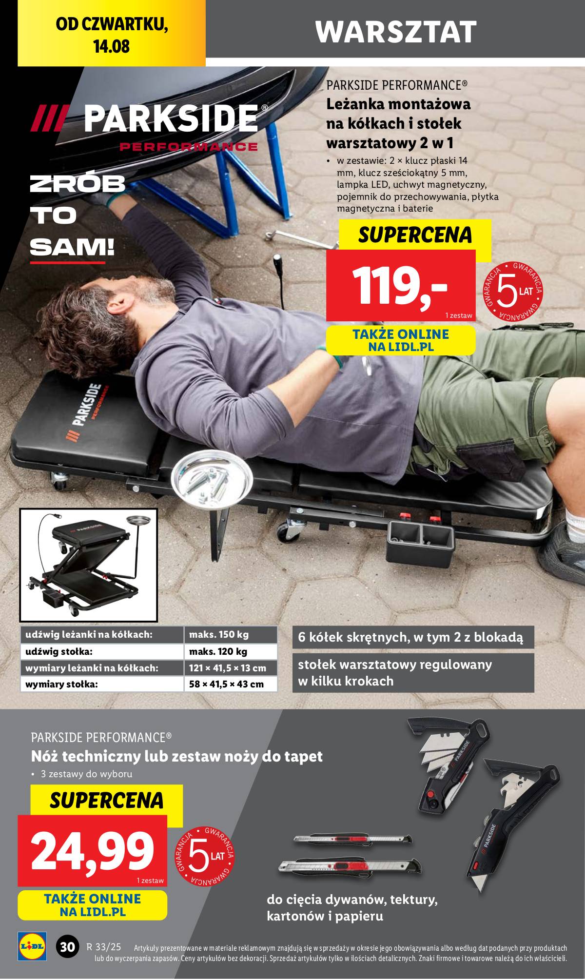 Lidl Lenkija - OFERTA WAŻNA OD 11.08 36 puslapis