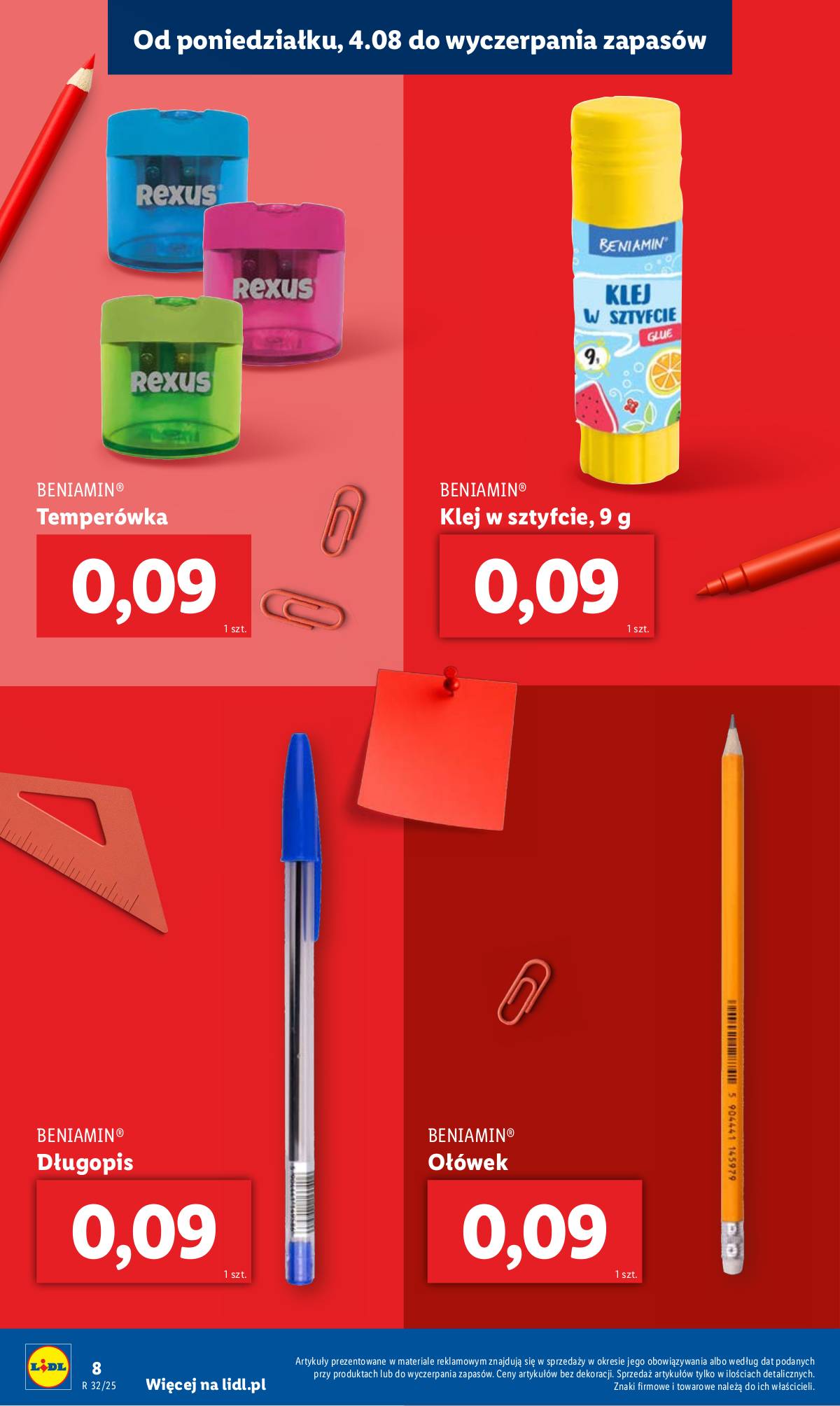 Lidl Lenkija - KATALOG GOTOWI DO SZKOŁY 12 puslapis