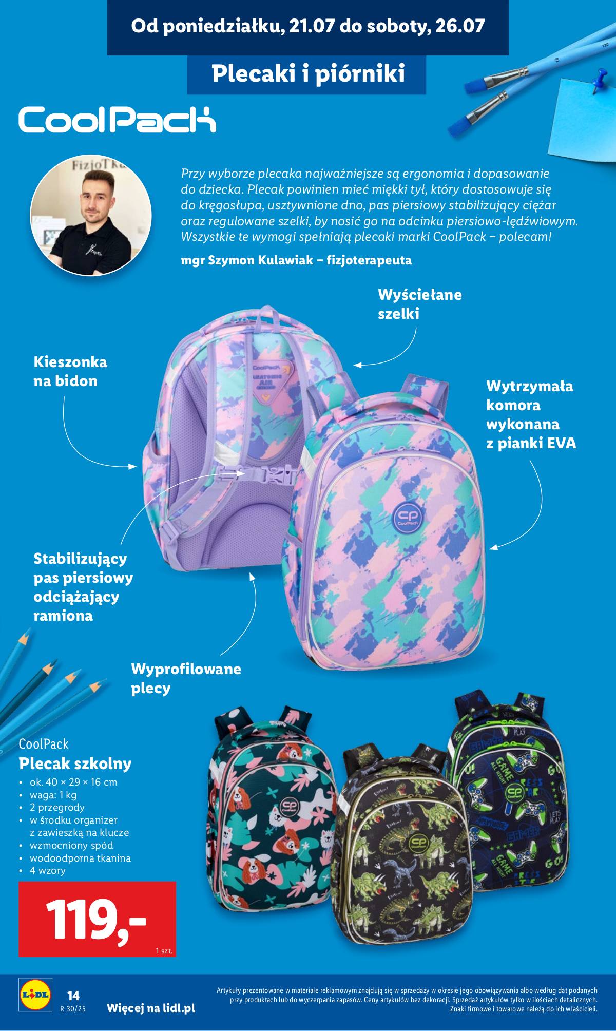 Lidl Lenkija - KATALOG GOTOWI DO SZKOŁY 18 puslapis
