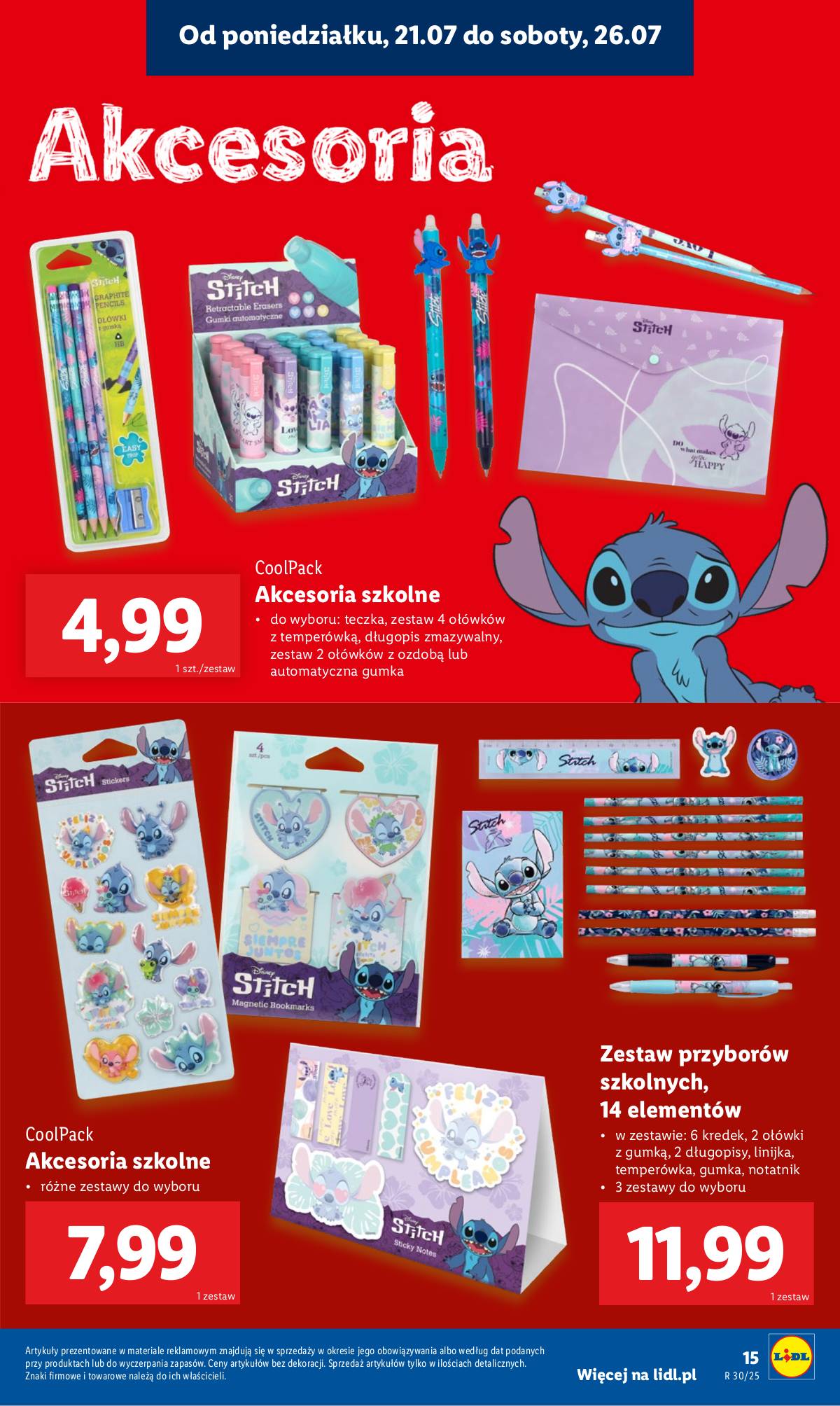 Lidl Lenkija - KATALOG GOTOWI DO SZKOŁY 25 puslapis
