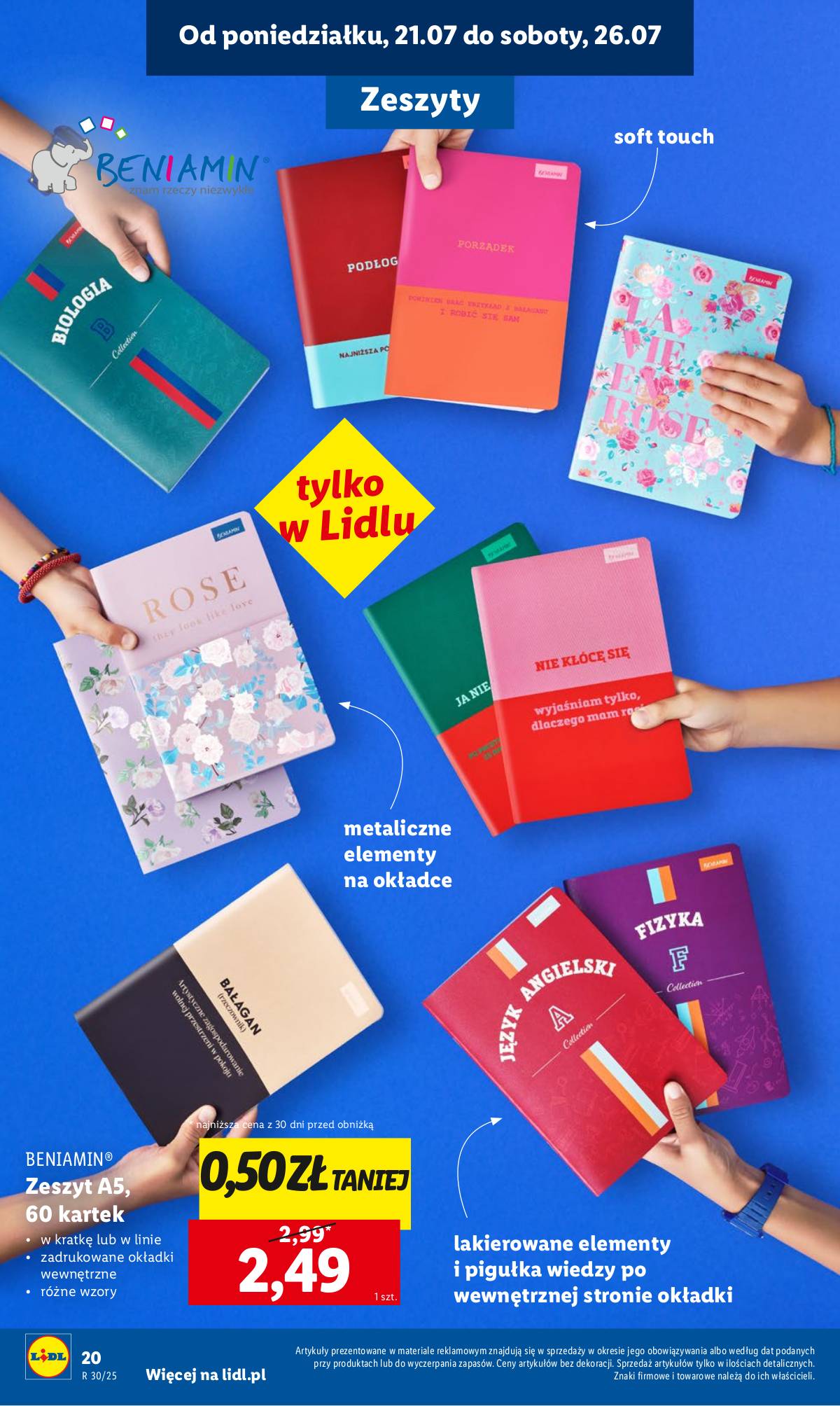 Lidl Lenkija - KATALOG GOTOWI DO SZKOŁY 30 puslapis