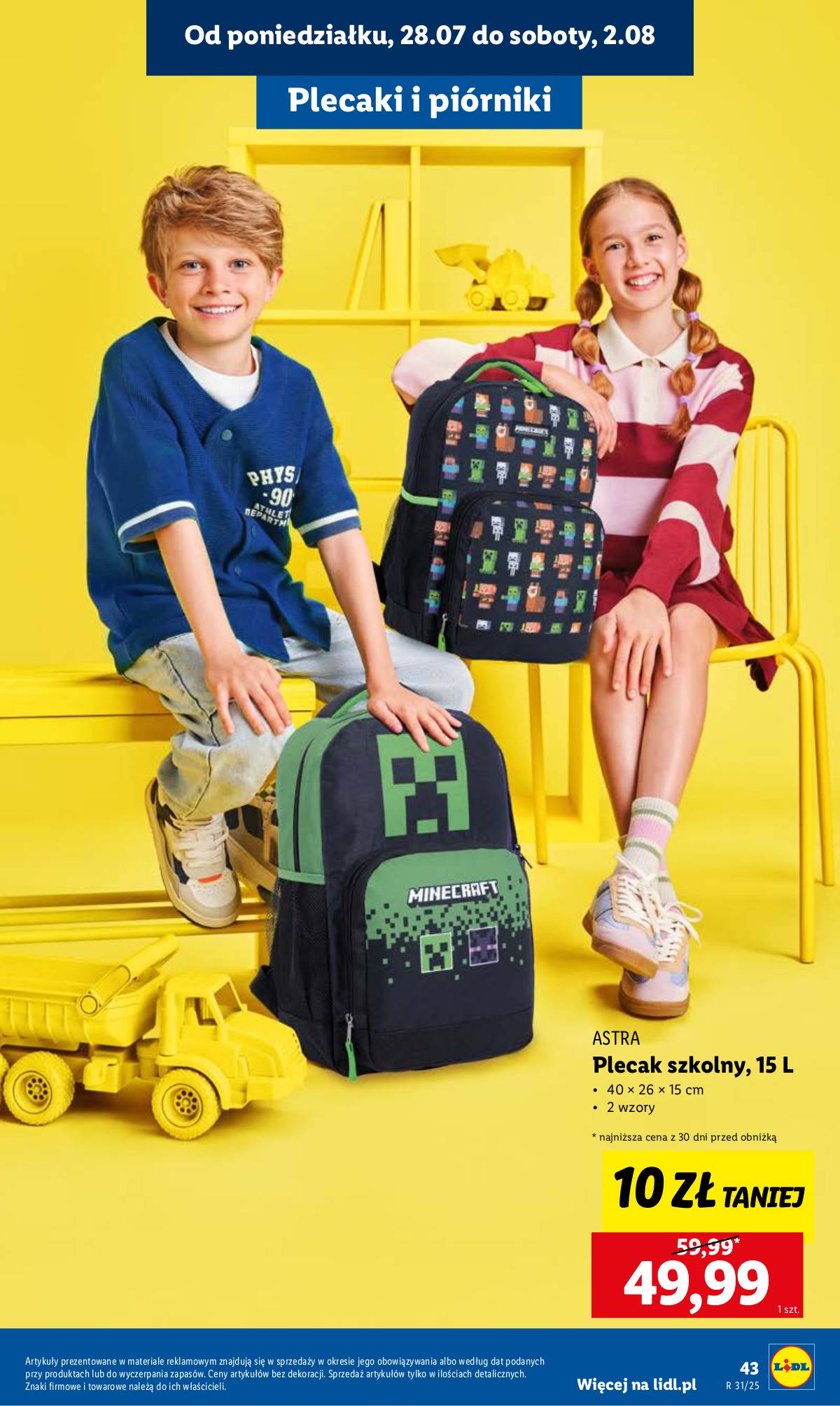 Lidl Lenkija - KATALOG GOTOWI DO SZKOŁY 53 puslapis