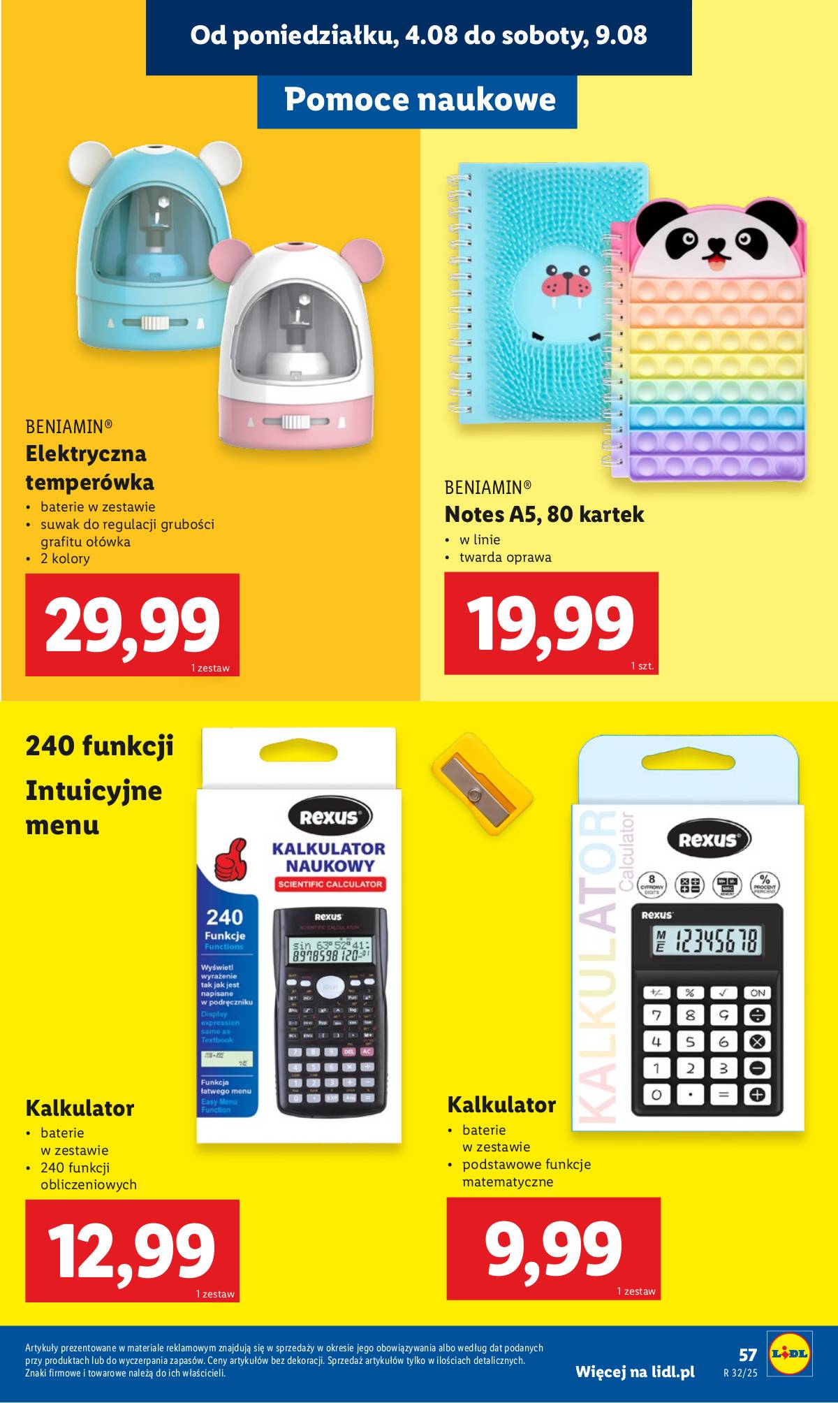 Lidl Lenkija - KATALOG GOTOWI DO SZKOŁY 67 puslapis