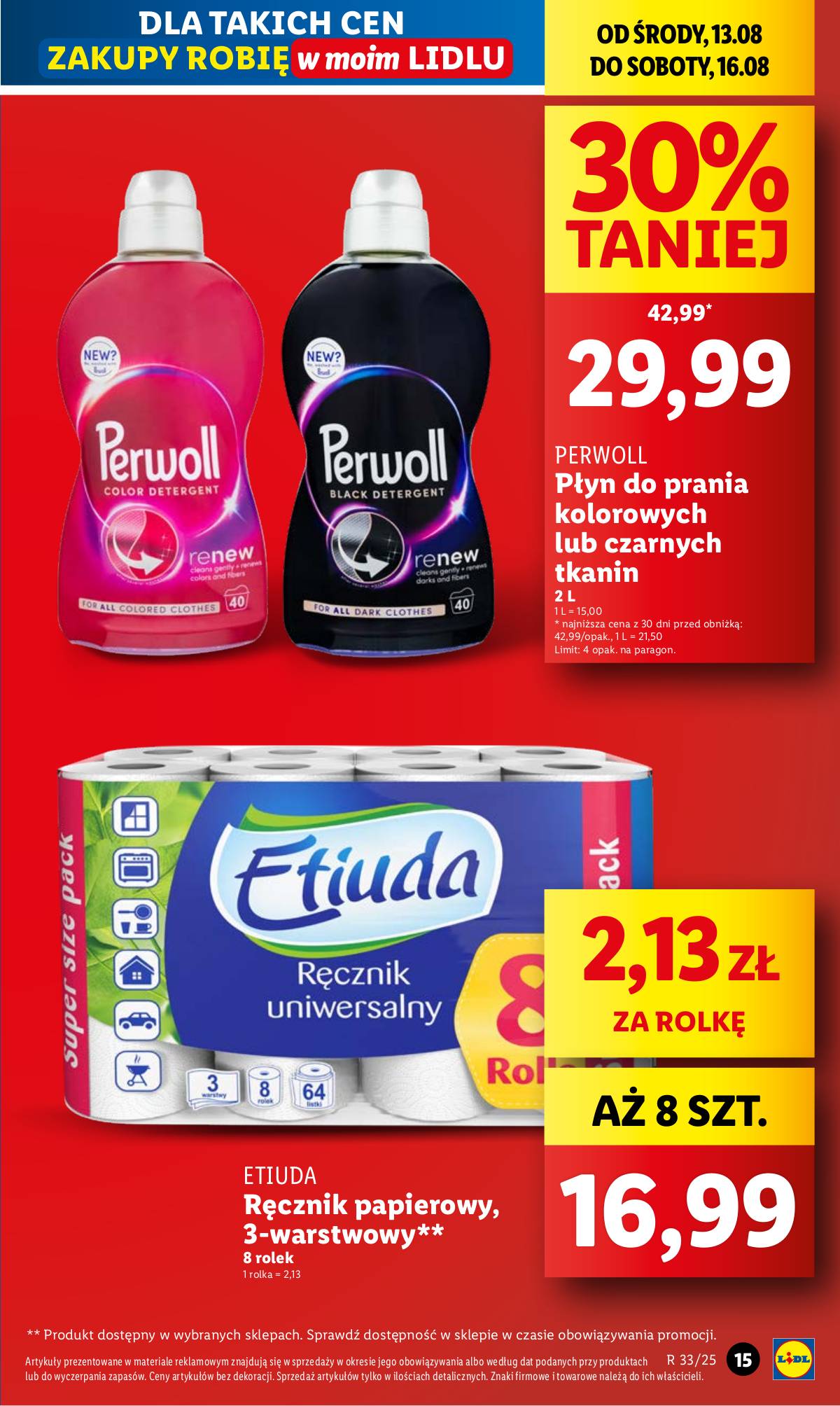 Lidl Lenkija - OFERTA WAŻNA 13.08 DO 16.08 15 puslapis