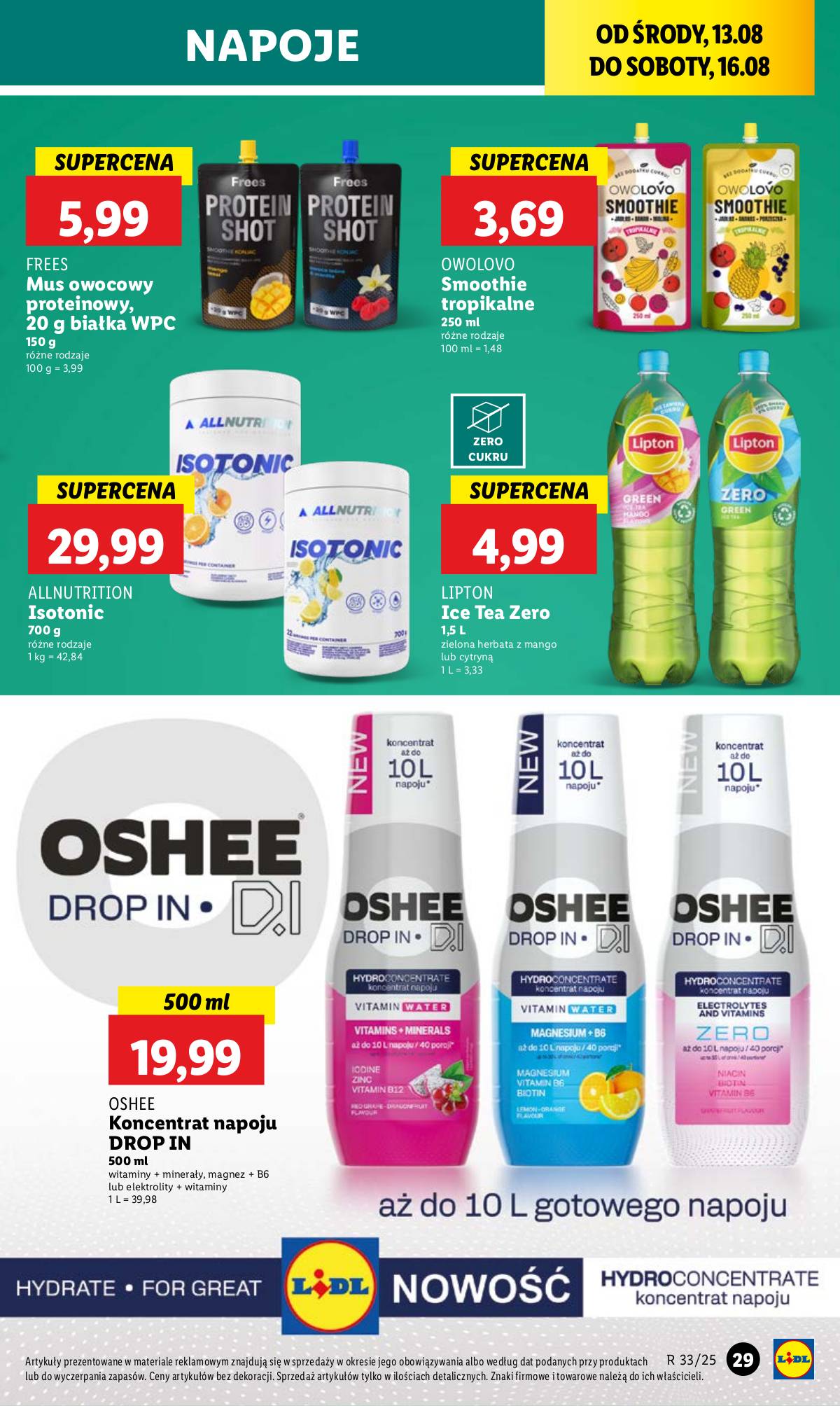 Lidl Lenkija - OFERTA WAŻNA 13.08 DO 16.08 33 puslapis