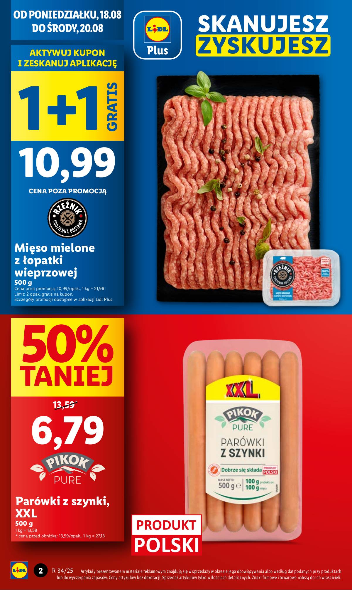 Lidl Lenkija - OFERTA WAŻNA 18.08 DO 20.08 2 puslapis