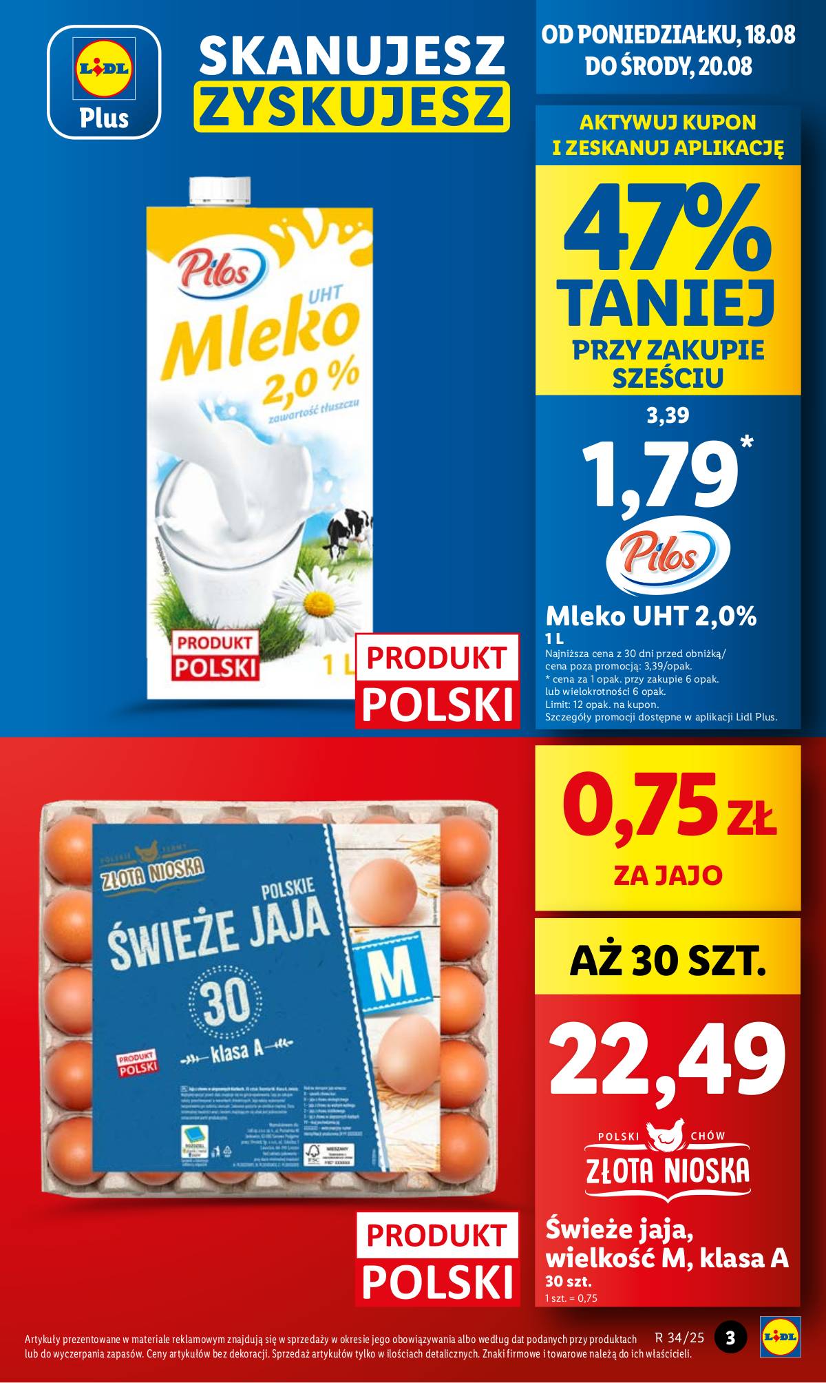 Lidl Lenkija - OFERTA WAŻNA 18.08 DO 20.08 3 puslapis