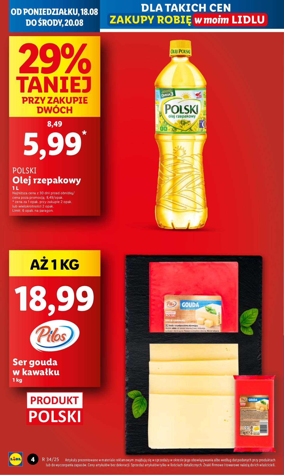 Lidl Lenkija - OFERTA WAŻNA 18.08 DO 20.08 4 puslapis