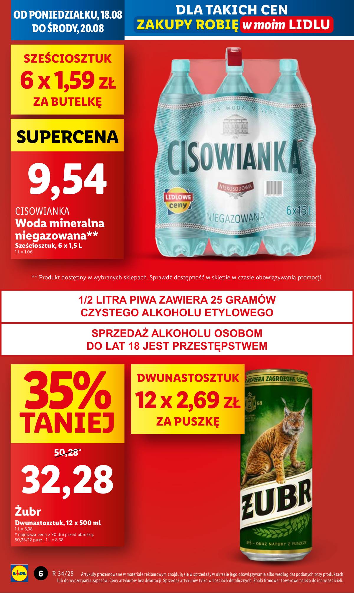 Lidl Lenkija - OFERTA WAŻNA 18.08 DO 20.08 6 puslapis