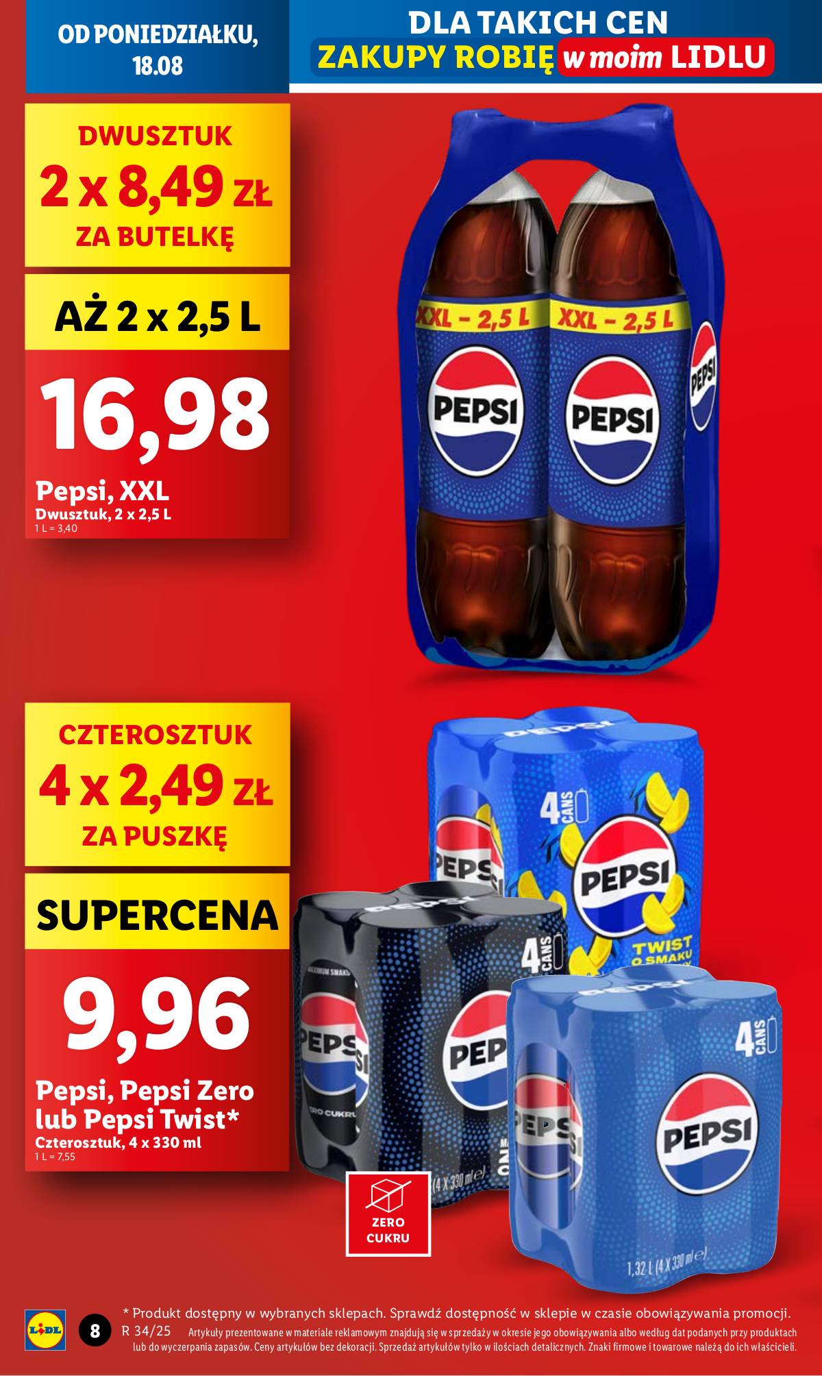 Lidl Lenkija - OFERTA WAŻNA 18.08 DO 20.08 8 puslapis