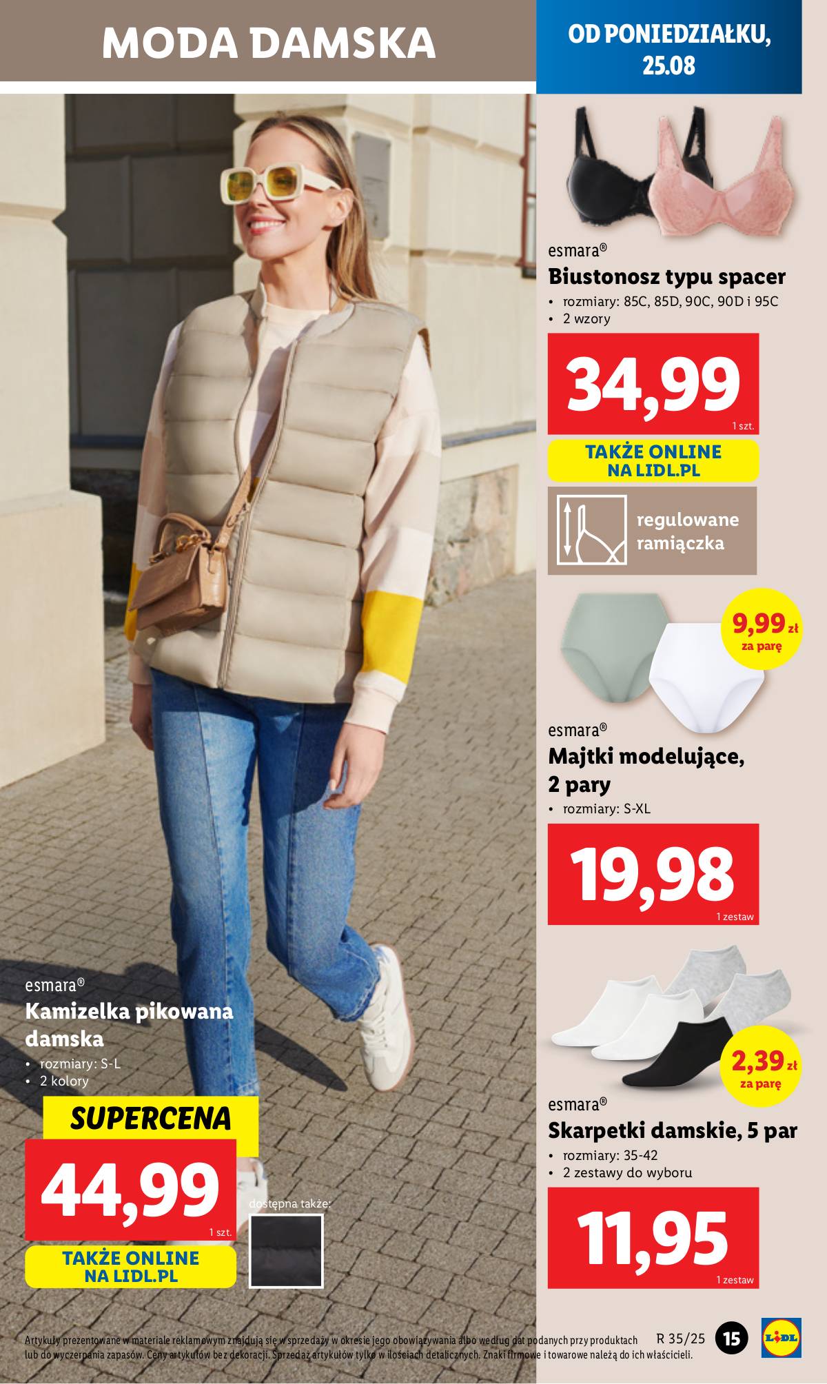 Lidl Lenkija - OFERTA WAŻNA OD 25.08 15 puslapis