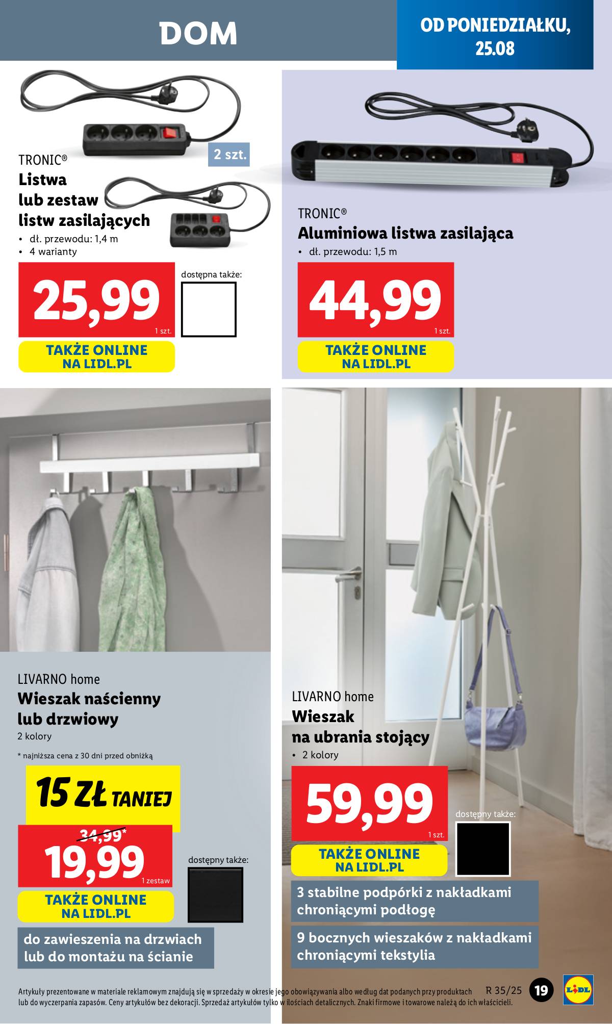 Lidl Lenkija - OFERTA WAŻNA OD 25.08 19 puslapis