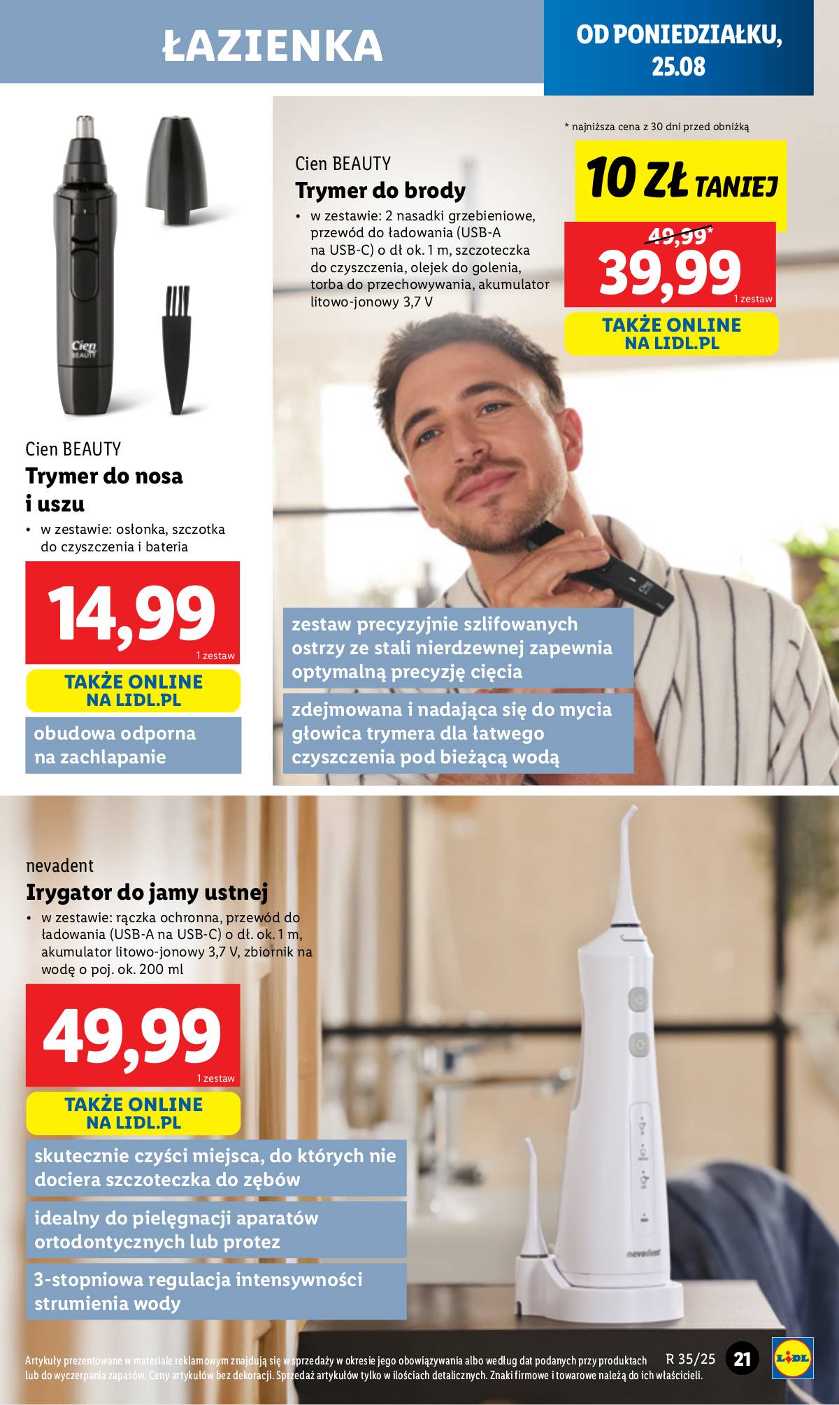 Lidl Lenkija - OFERTA WAŻNA OD 25.08 21 puslapis