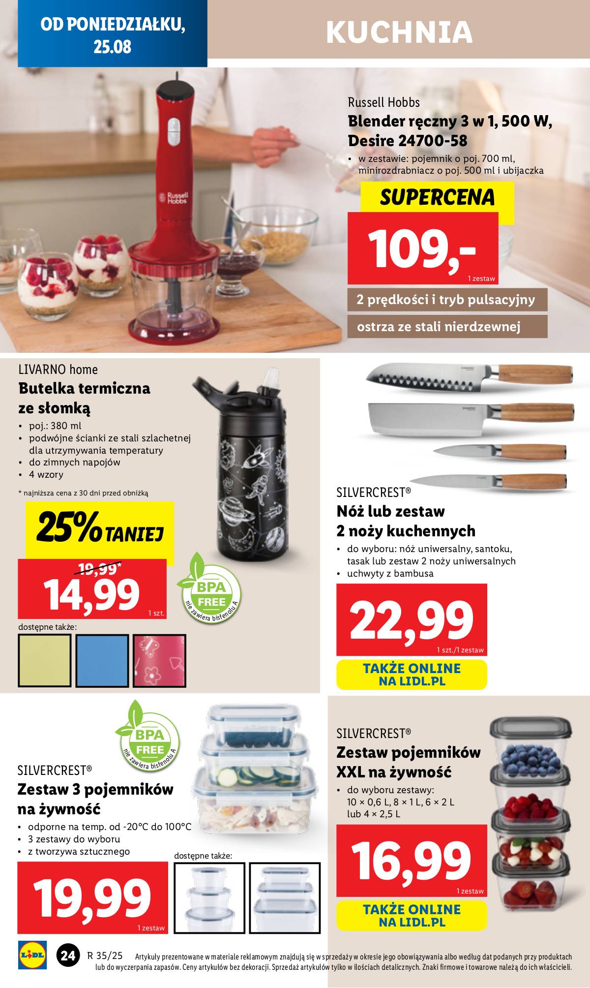 Lidl Lenkija - OFERTA WAŻNA OD 25.08 24 puslapis