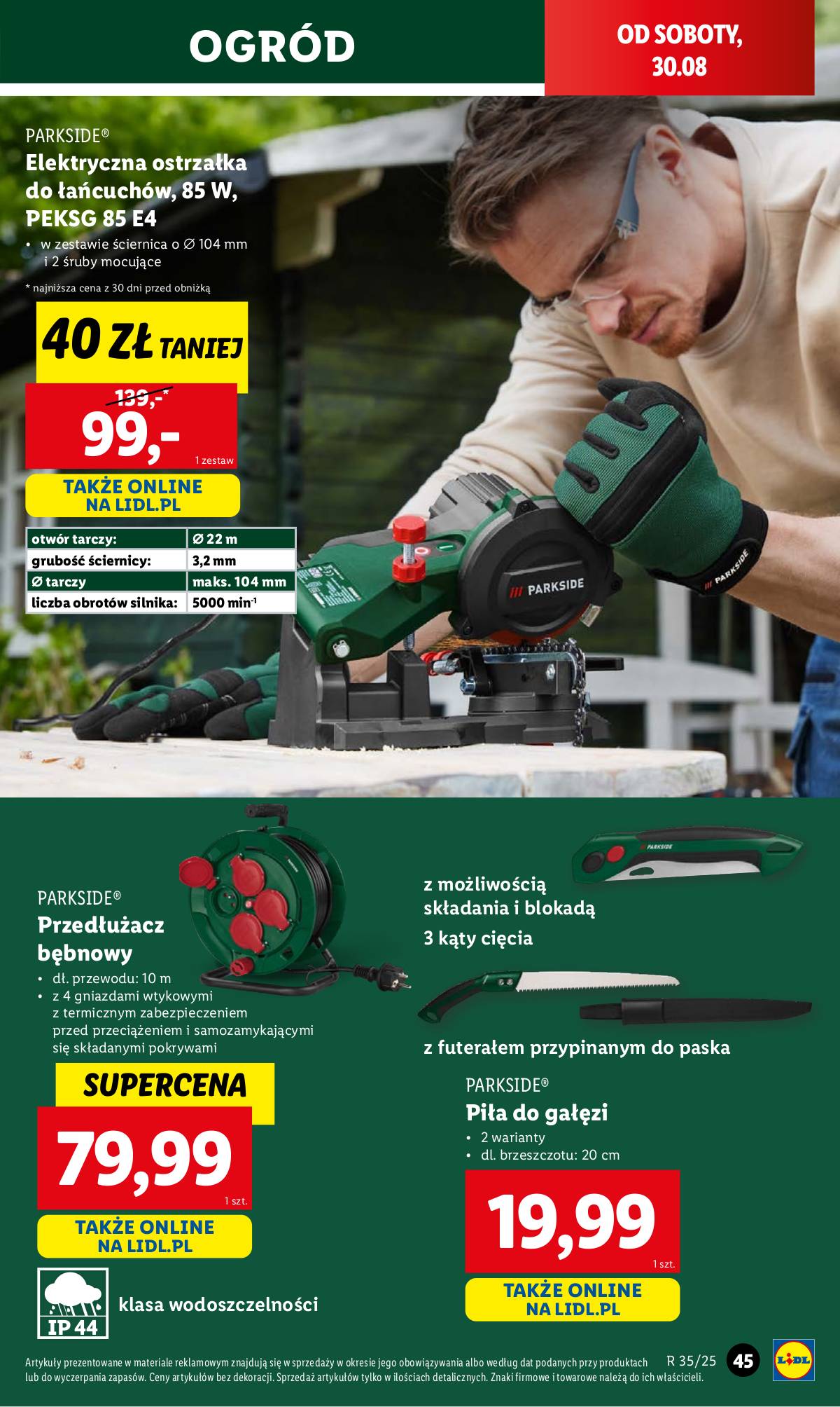 Lidl Lenkija - OFERTA WAŻNA OD 25.08 45 puslapis