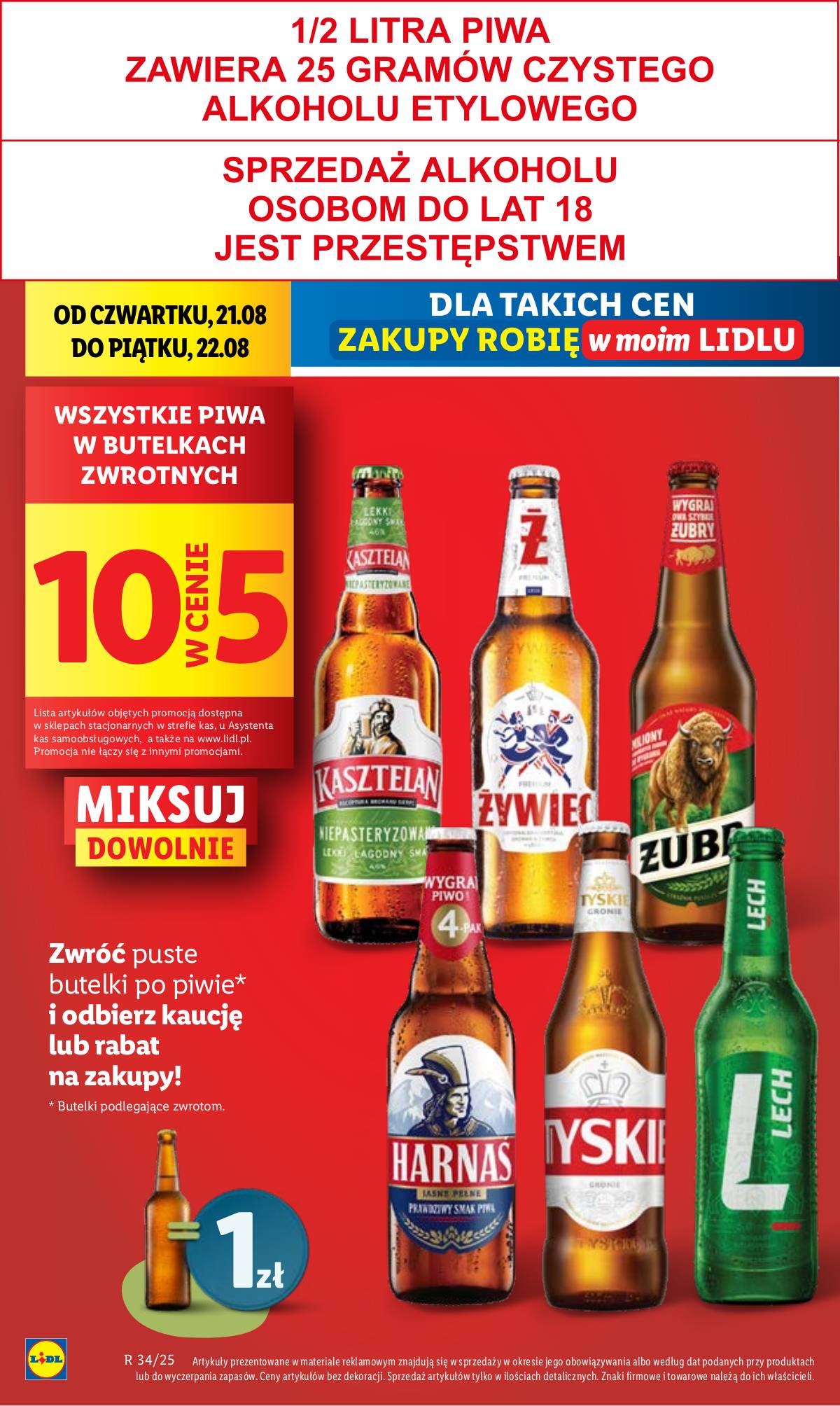 Lidl Lenkija - OFERTA WAŻNA 21.08 DO 23.08 10 puslapis