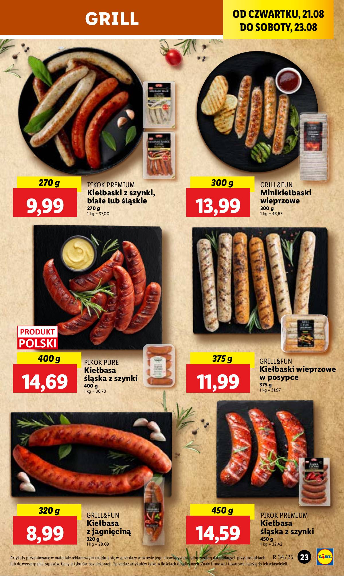Lidl Lenkija - OFERTA WAŻNA 21.08 DO 23.08 29 puslapis