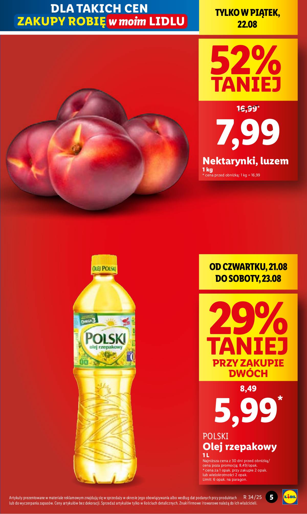 Lidl Lenkija - OFERTA WAŻNA 21.08 DO 23.08 7 puslapis