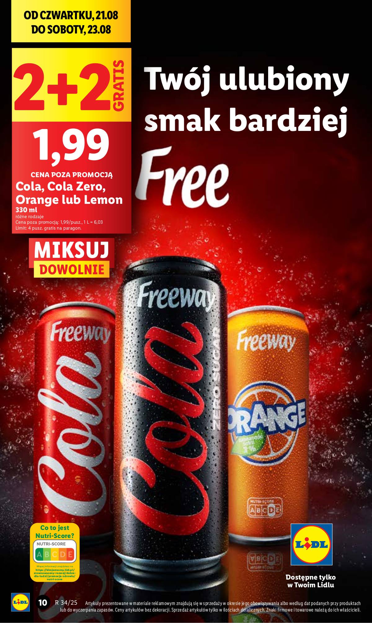 Lidl Lenkija - OFERTA WAŻNA 21.08 DO 23.08 10 puslapis