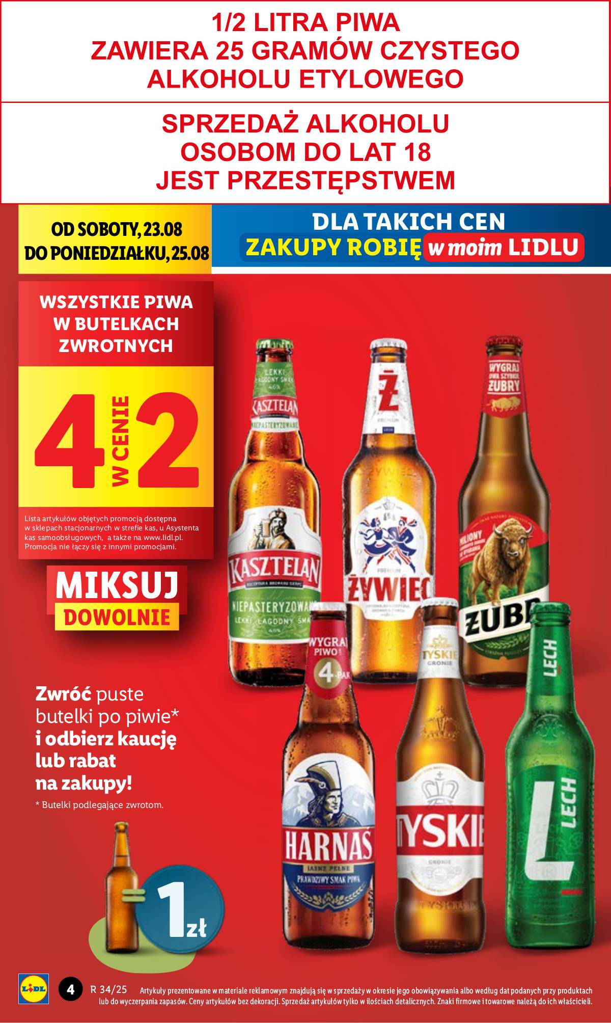 Lidl Lenkija - OFERTA WAŻNA 21.08 DO 23.08 4 puslapis