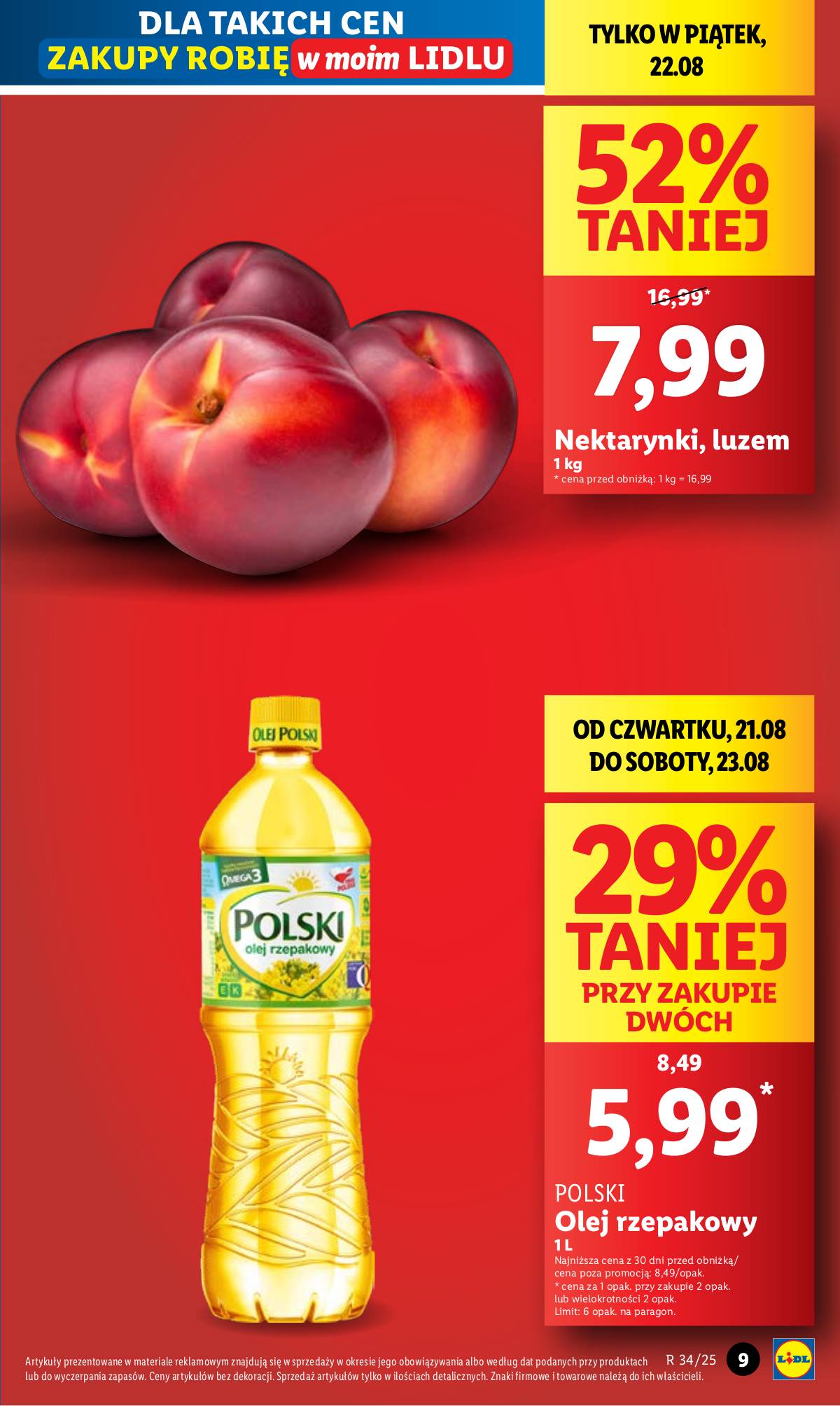 Lidl Lenkija - OFERTA WAŻNA 21.08 DO 23.08 9 puslapis