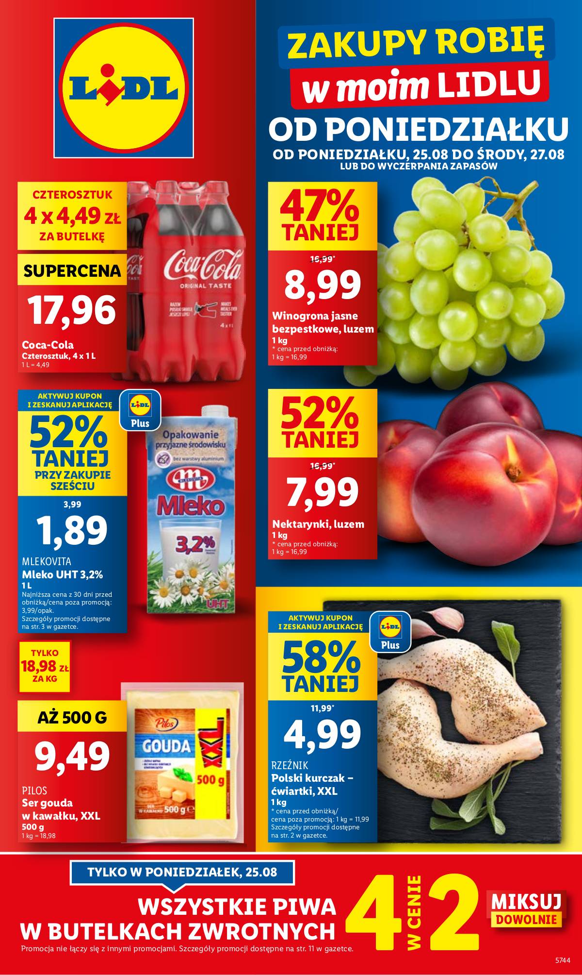 Lidl Lenkija - OFERTA WAŻNA 25.08 DO 27.08 1 puslapis