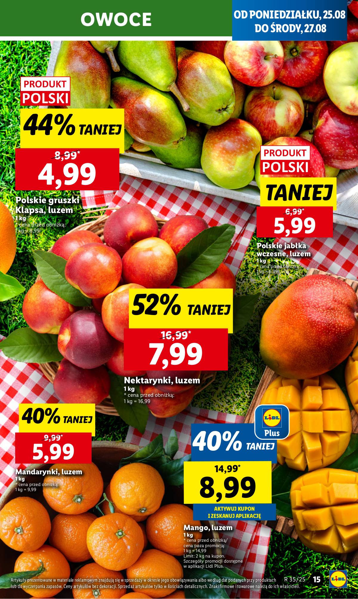 Lidl Lenkija - OFERTA WAŻNA 25.08 DO 27.08 19 puslapis