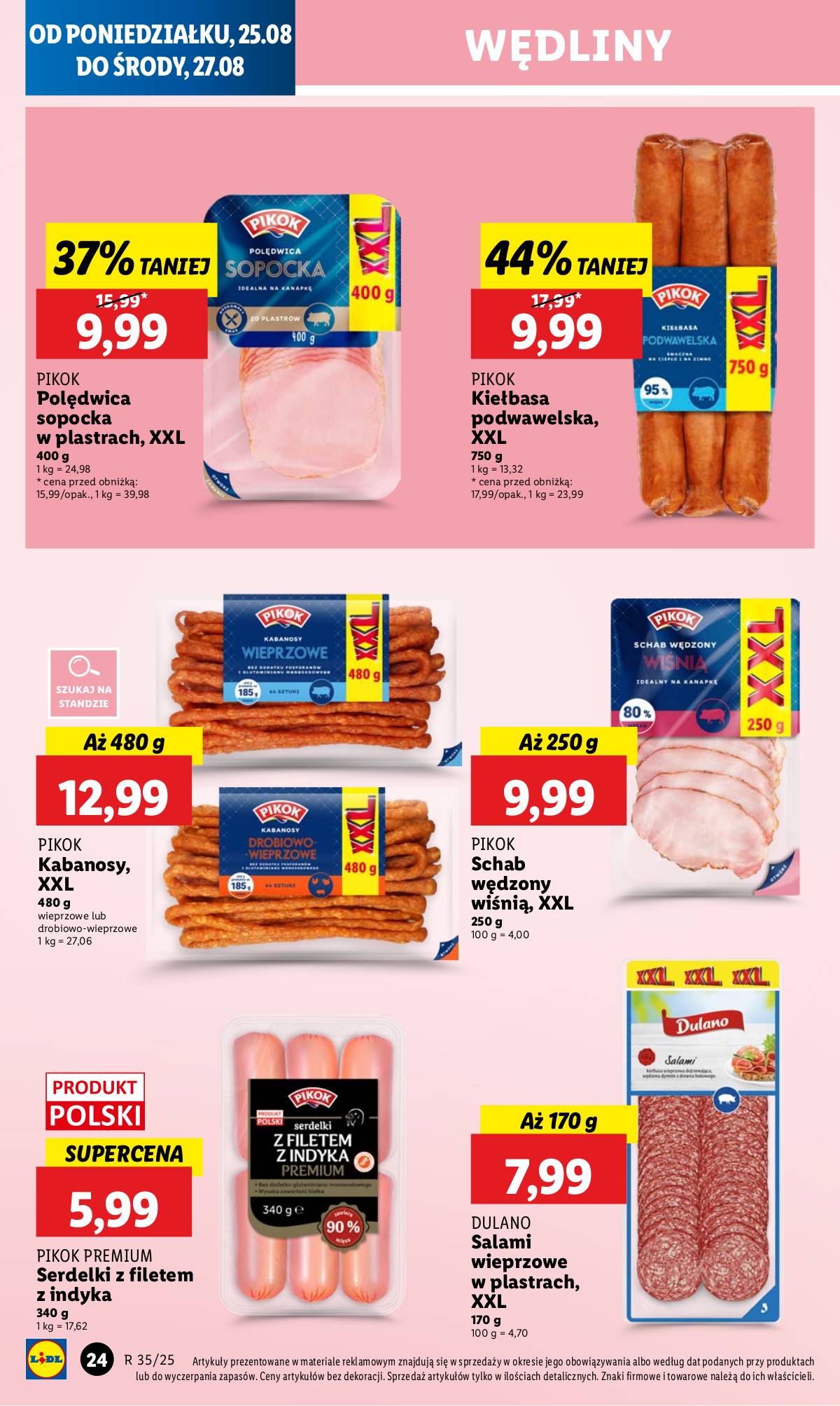 Lidl Lenkija - OFERTA WAŻNA 25.08 DO 27.08 28 puslapis
