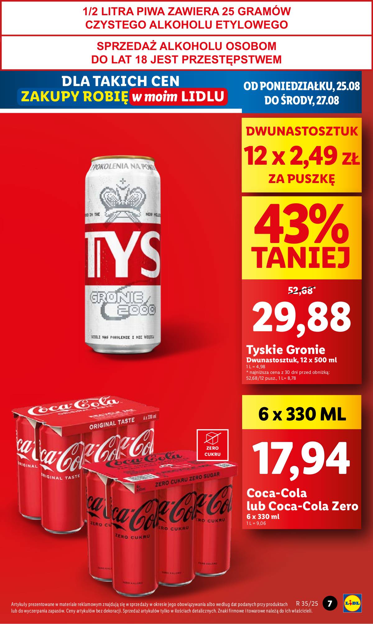 Lidl Lenkija - OFERTA WAŻNA 25.08 DO 27.08 7 puslapis