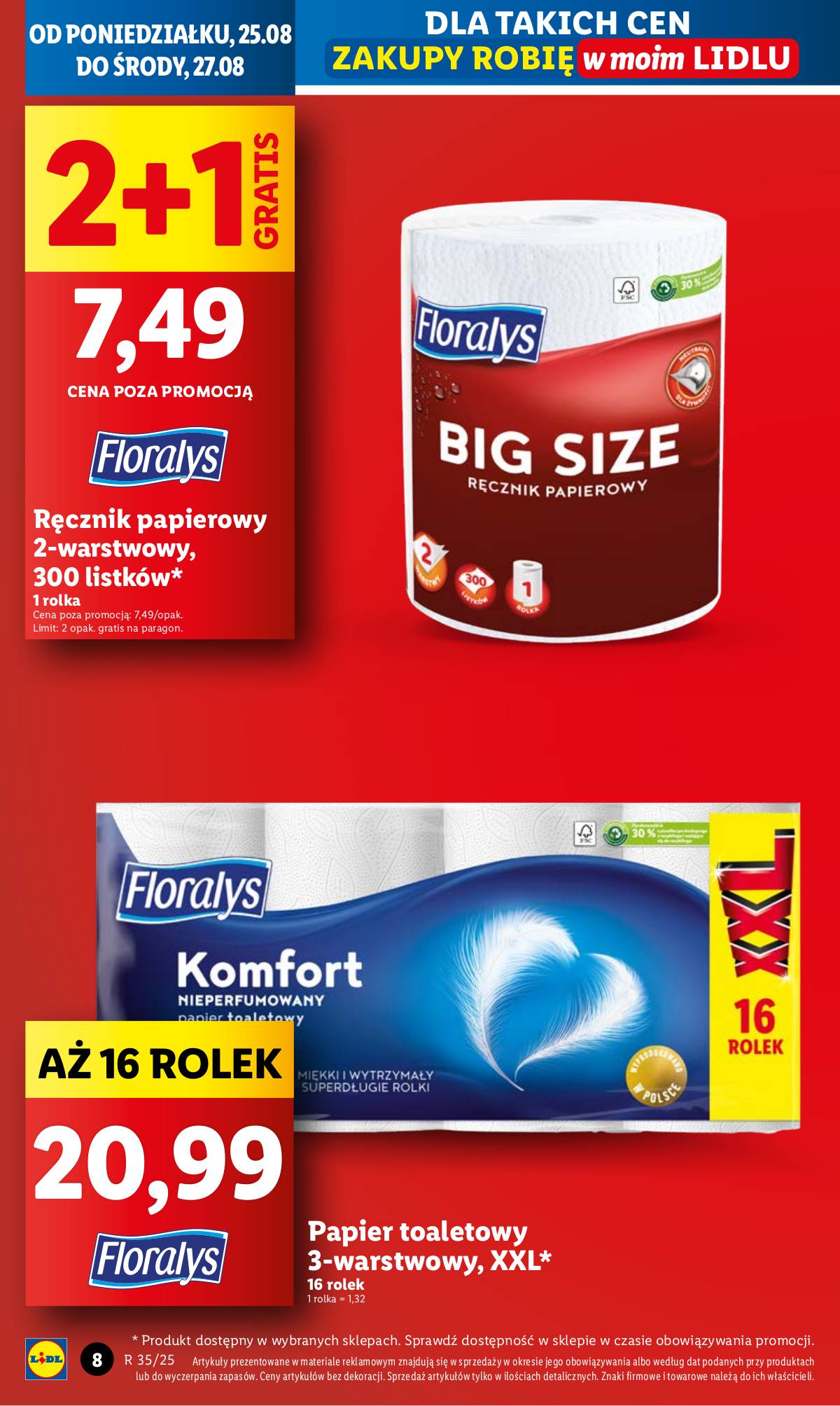 Lidl Lenkija - OFERTA WAŻNA 25.08 DO 27.08 8 puslapis