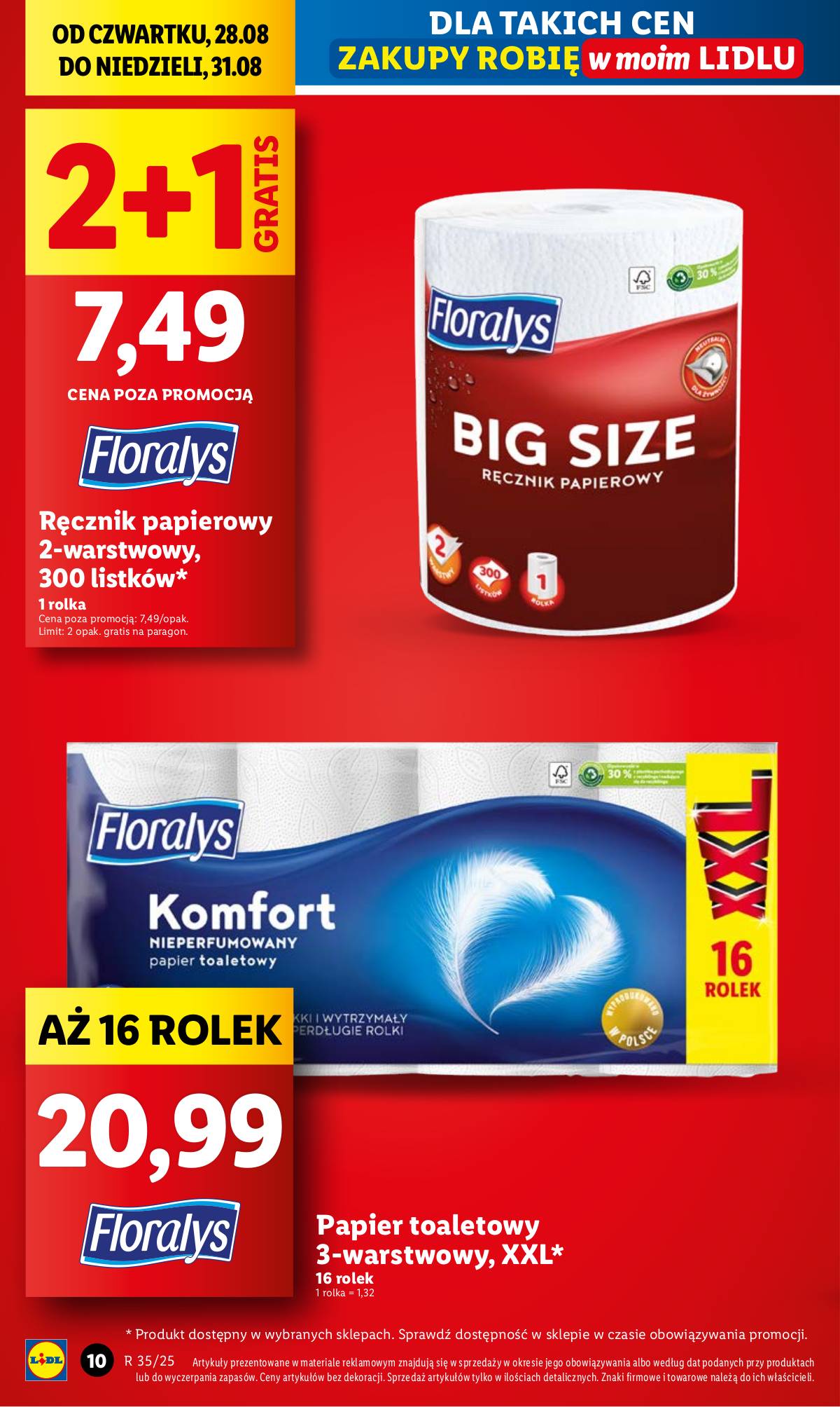 Lidl Lenkija - OFERTA WAŻNA 28.08 DO 31.08 10 puslapis