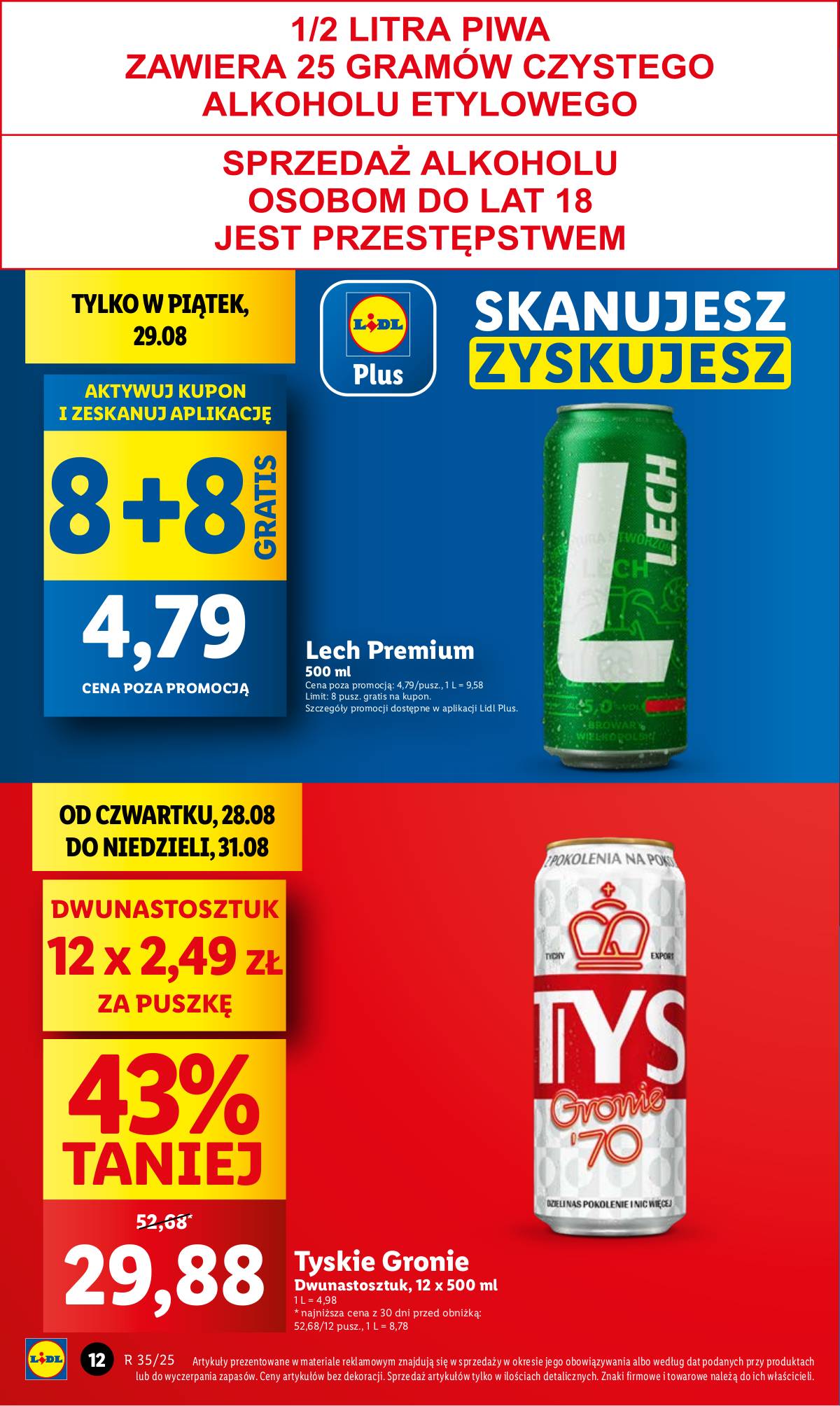 Lidl Lenkija - OFERTA WAŻNA 28.08 DO 31.08 12 puslapis