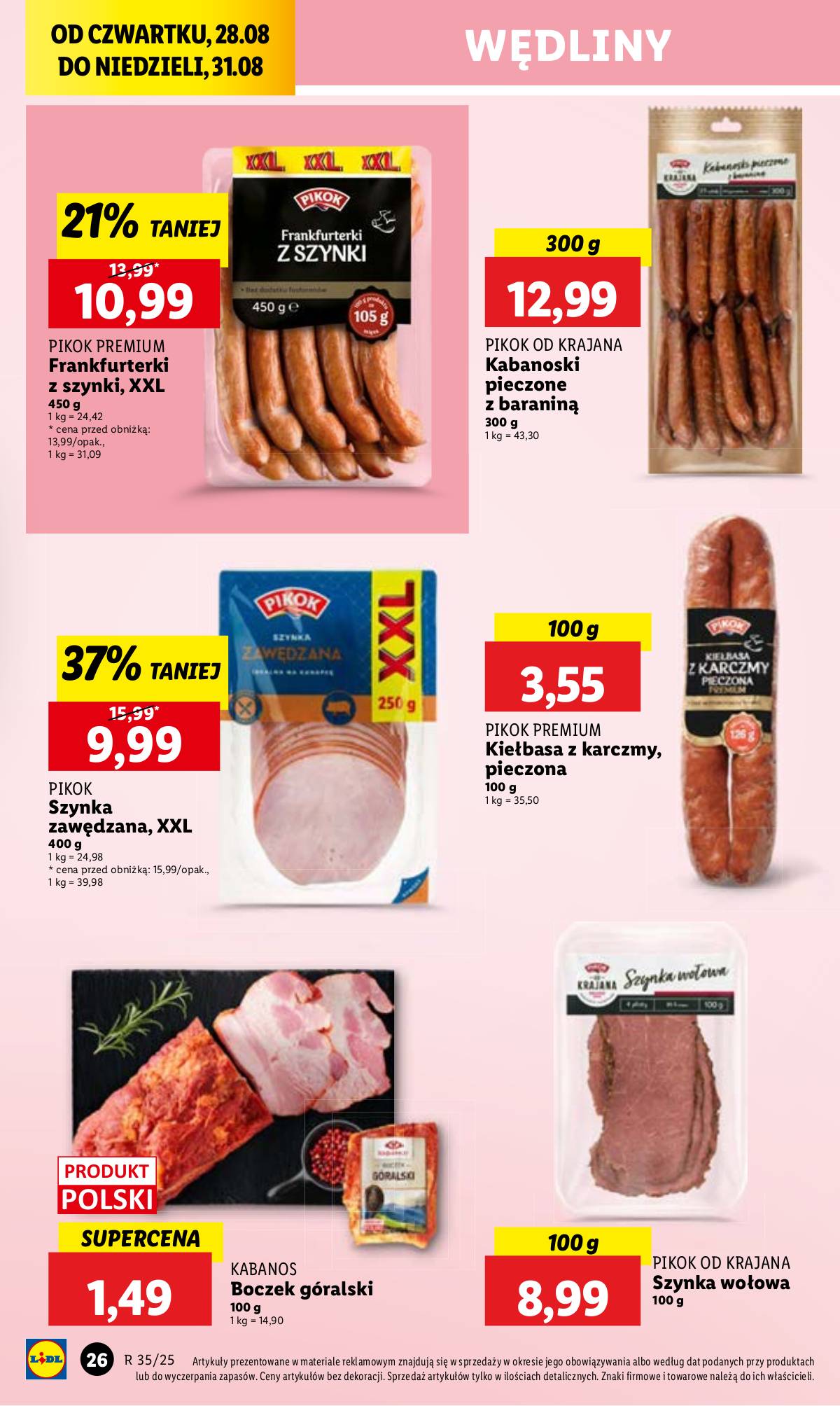 Lidl Lenkija - OFERTA WAŻNA 28.08 DO 31.08 28 puslapis