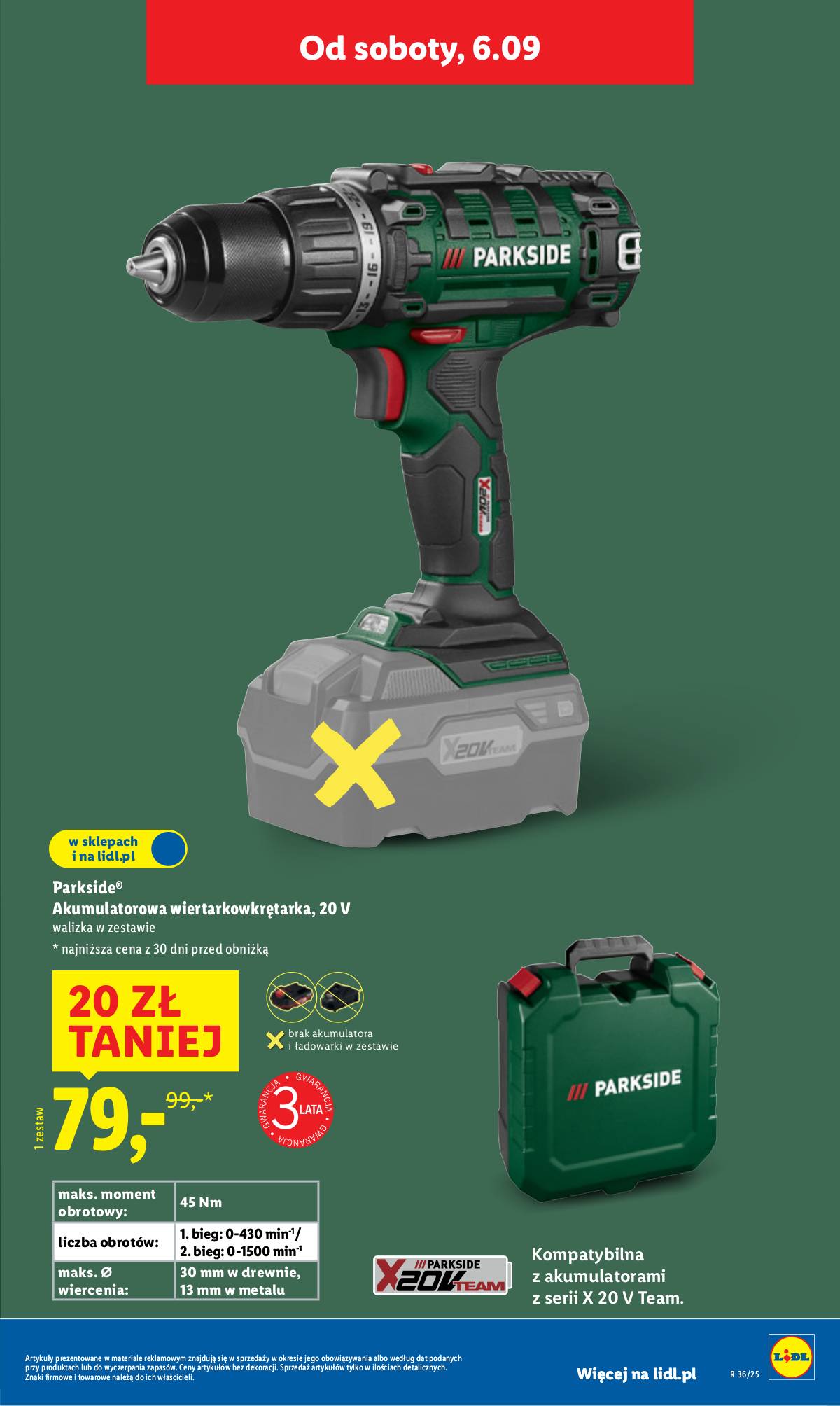 Lidl Lenkija - OFERTA WAŻNA OD 1.09 35 puslapis