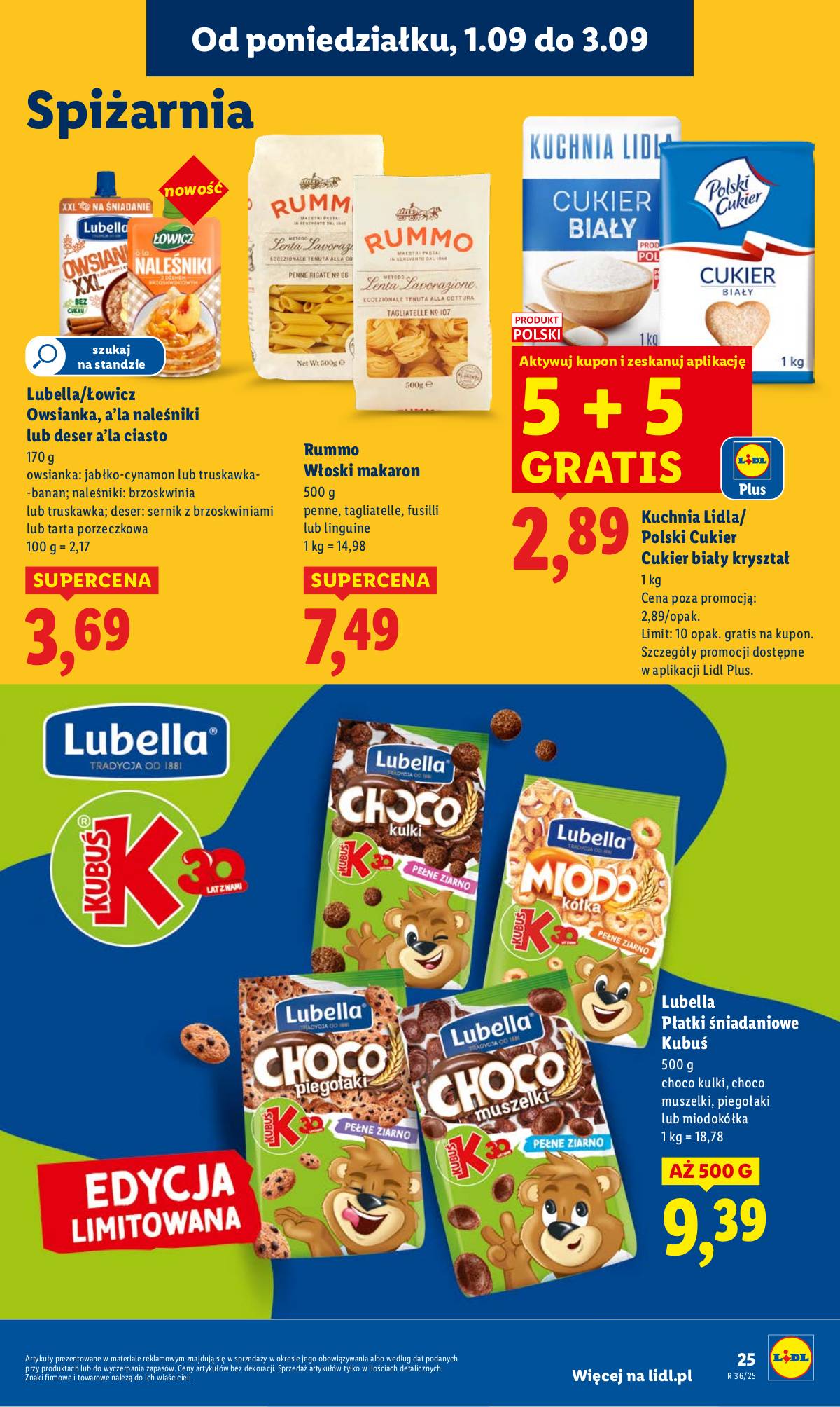 Lidl Lenkija - OFERTA WAŻNA OD 1.09 DO 3.09 29 puslapis