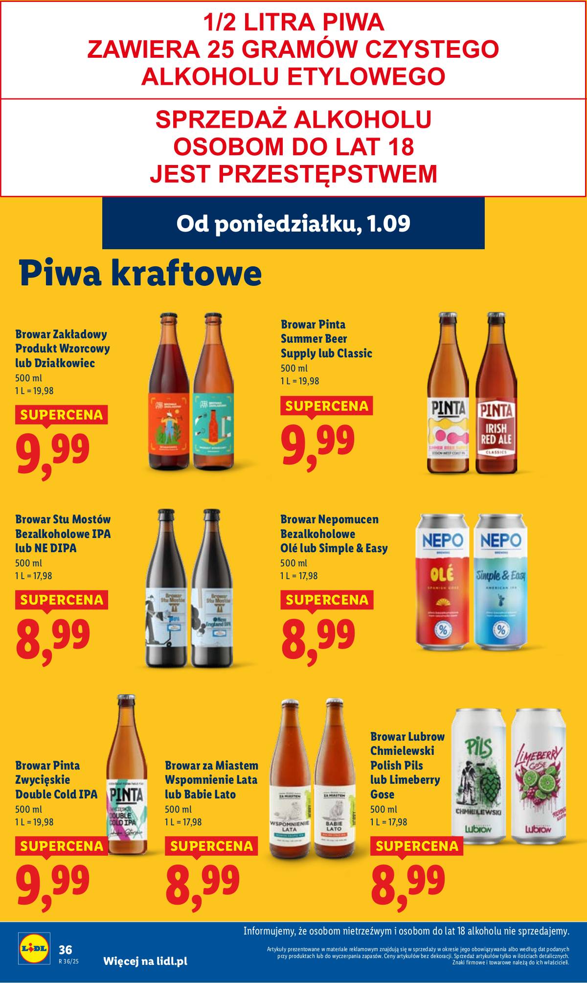 Lidl Lenkija - OFERTA WAŻNA OD 1.09 DO 3.09 42 puslapis