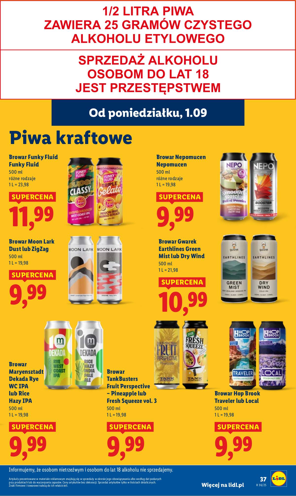 Lidl Lenkija - OFERTA WAŻNA OD 1.09 DO 3.09 43 puslapis