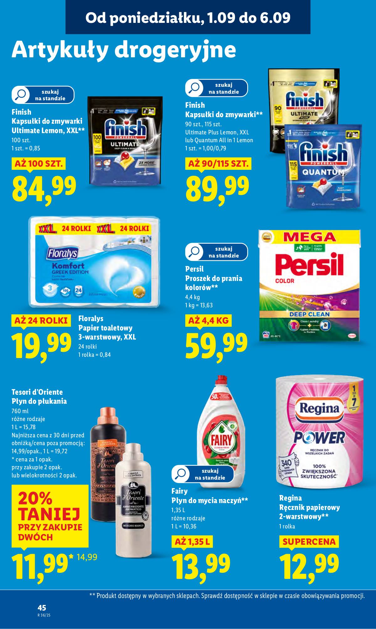 Lidl Lenkija - OFERTA WAŻNA OD 1.09 DO 3.09 54 puslapis