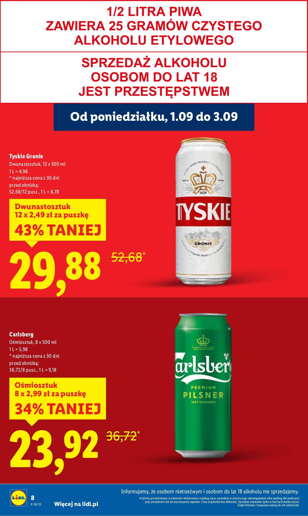 Lidl Lenkija - OFERTA WAŻNA OD 1.09 DO 3.09 8 puslapis