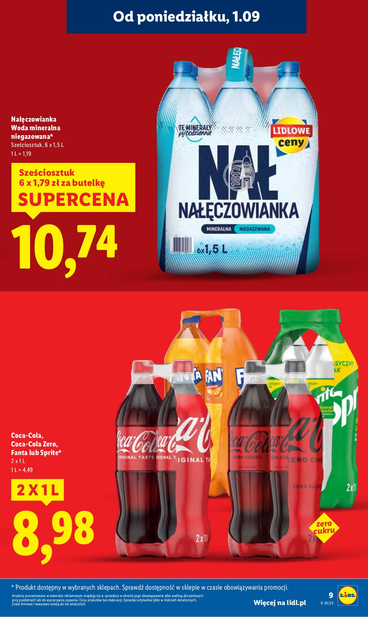 Lidl Lenkija - OFERTA WAŻNA OD 1.09 DO 3.09 9 puslapis