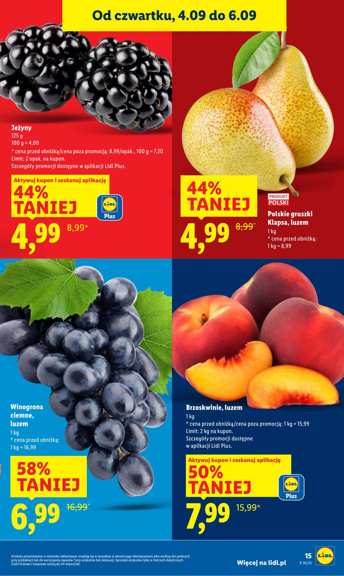 Lidl Lenkija - OFERTA WAŻNA 4.09 DO 6.09 23 puslapis