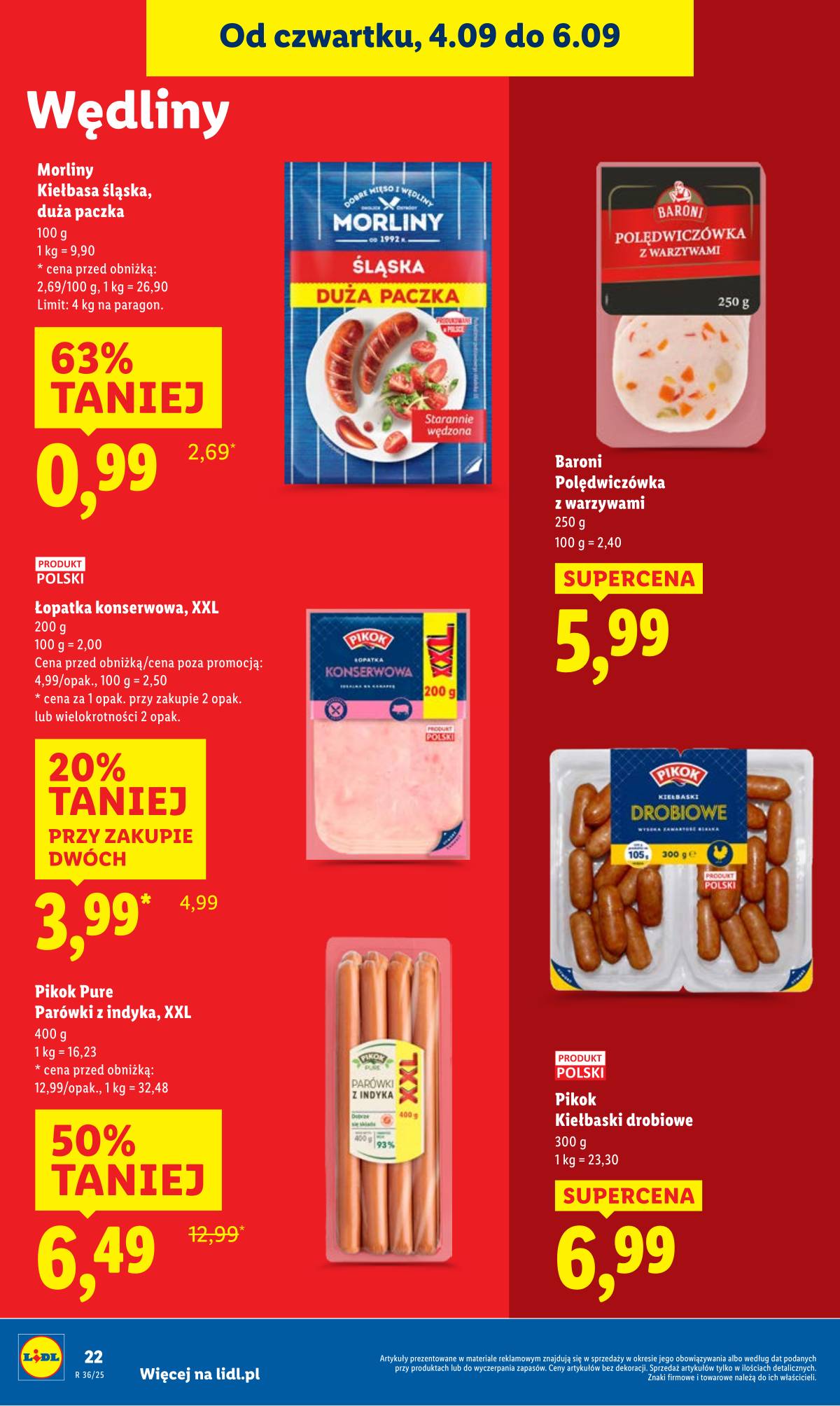 Lidl Lenkija - OFERTA WAŻNA 4.09 DO 6.09 30 puslapis